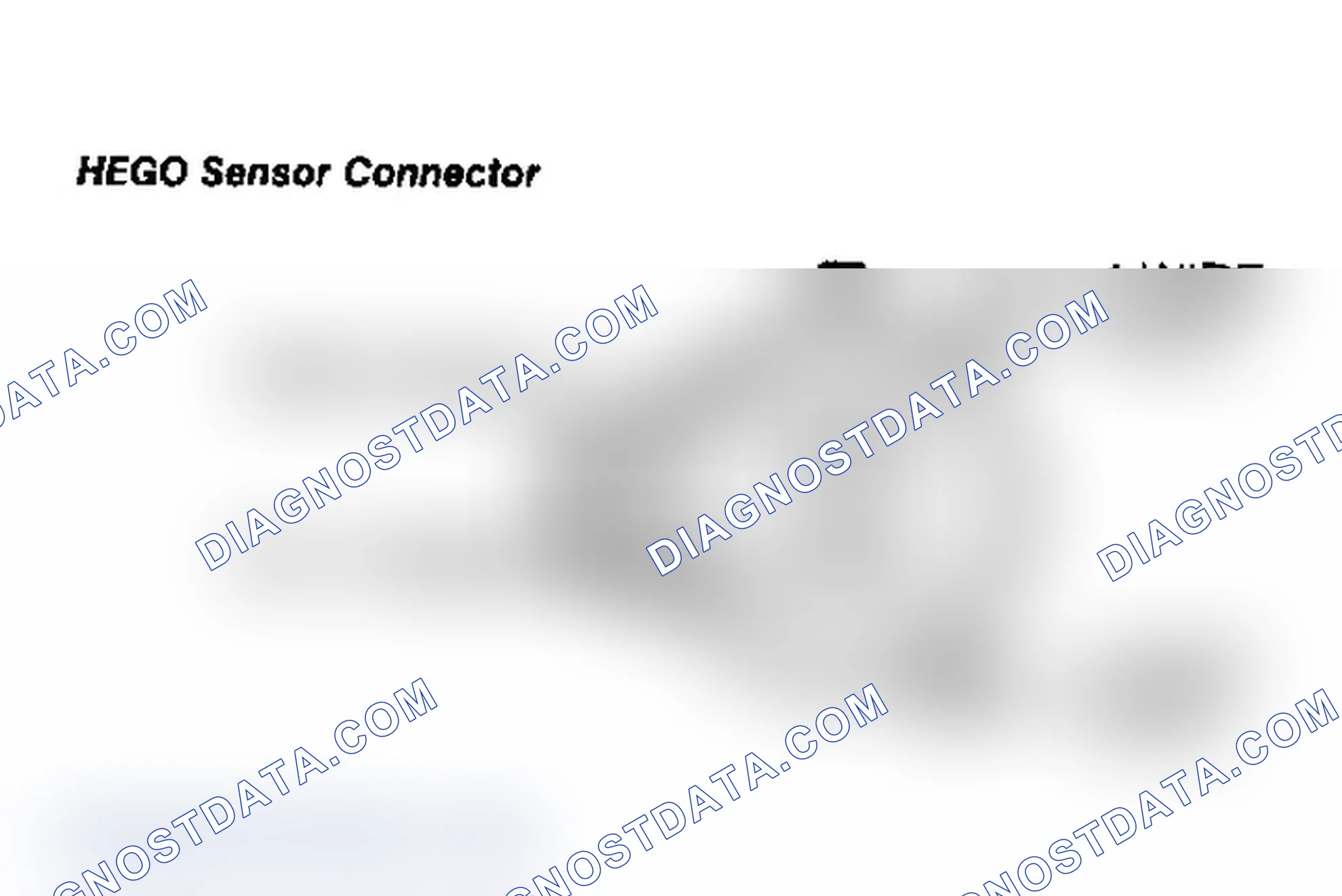 Scheme 110: HEGO Sensor Connector