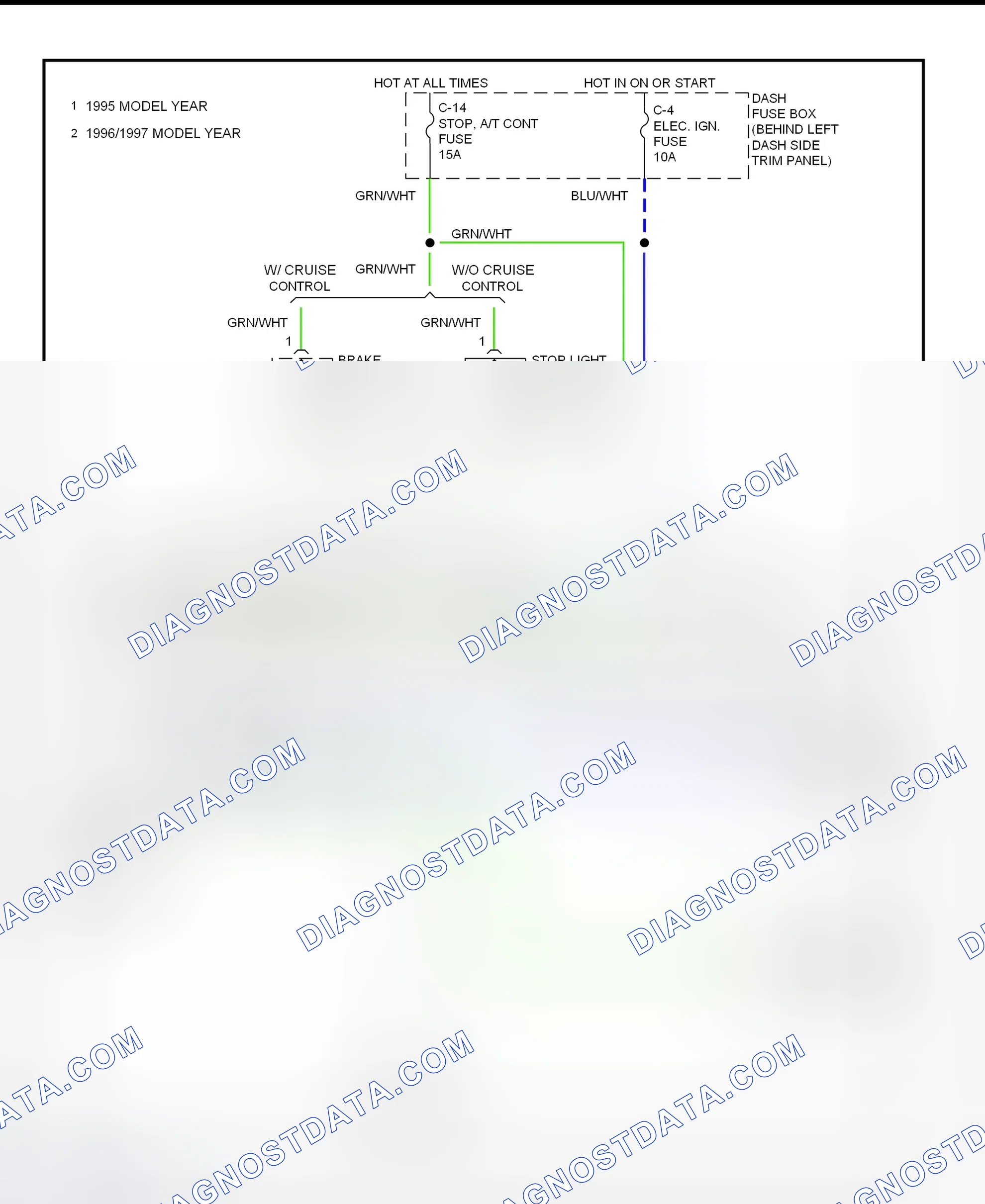 Scheme 32: Shift Interlock System Wiring Diagram (1997 SLX & Trooper)