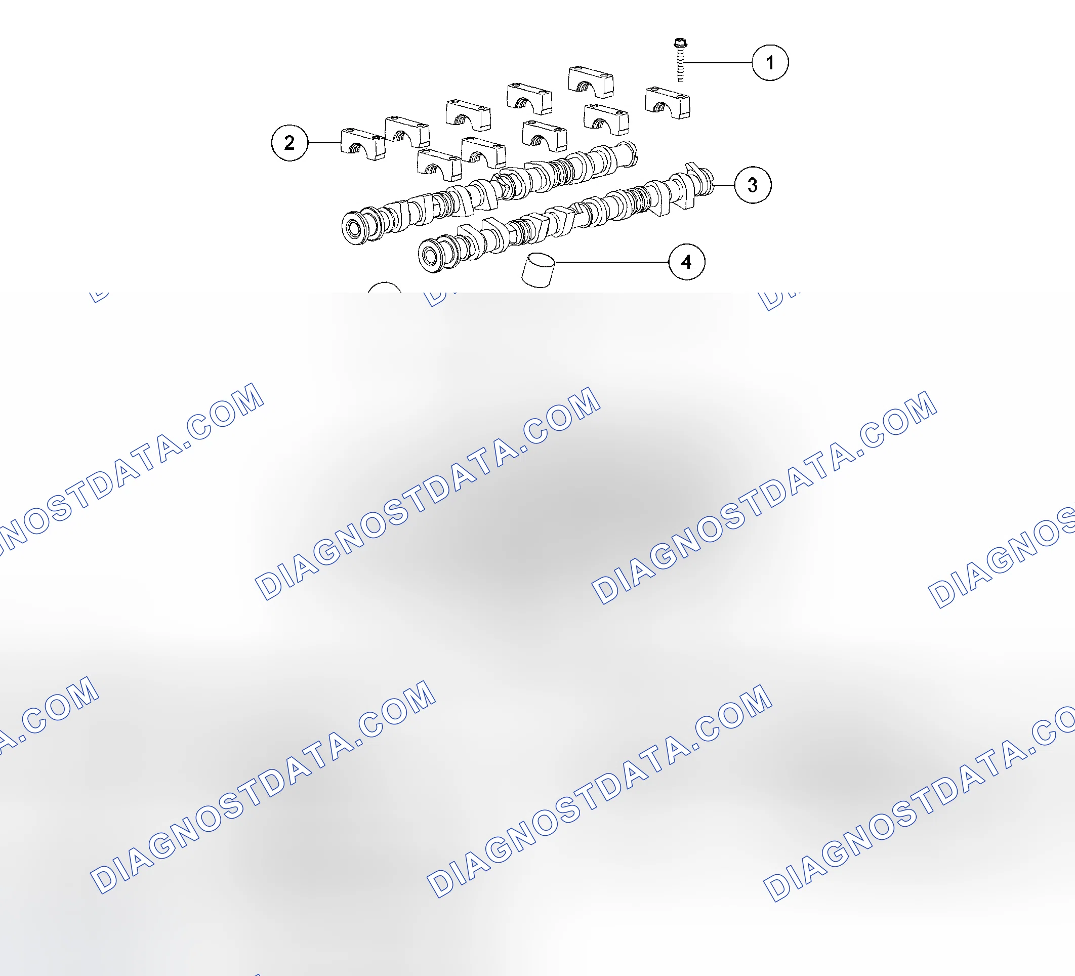 Scheme 459: Valve Train Components - Exploded View