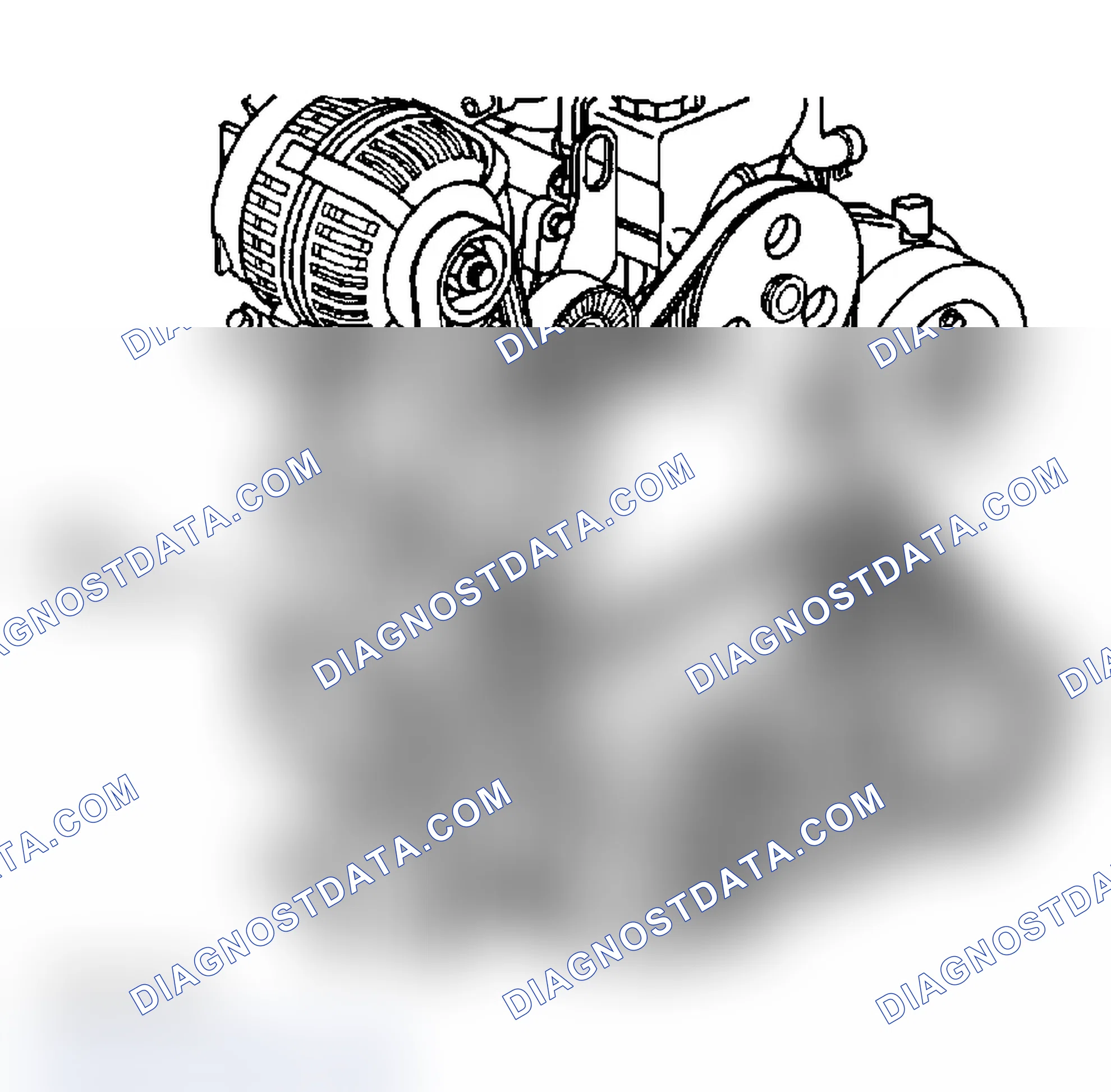 Scheme 14: Serpentine Belt Routing (3.4L "N", "W" & "Z" Bodies, & "A", "B" & "U" Series)