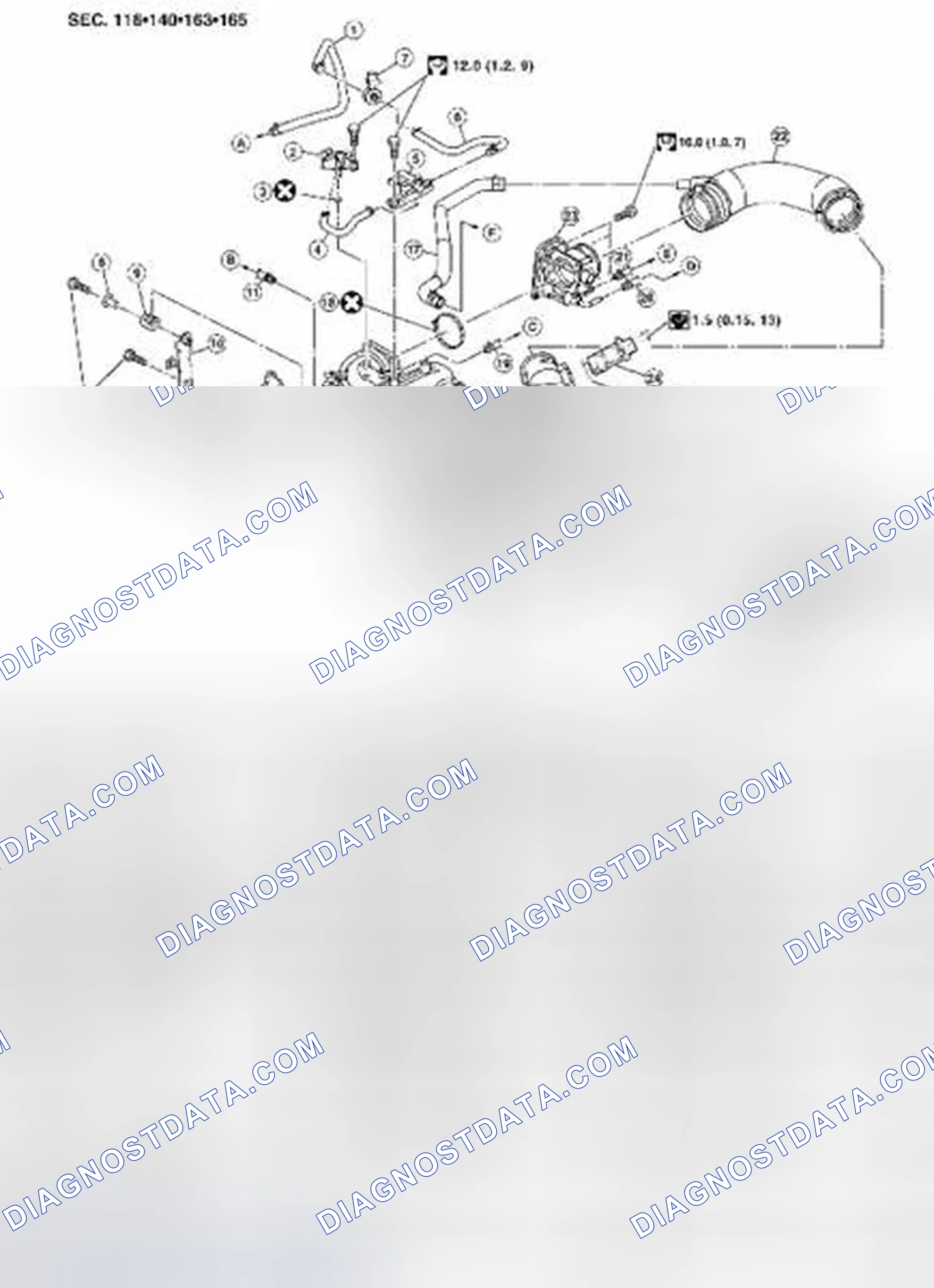 Scheme 56: Intake Manifold: Exploded View