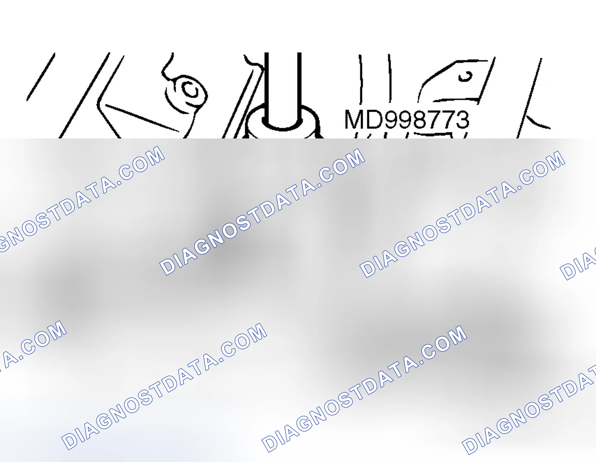 Scheme 6: << A >> KNOCK SENSOR REMOVAL