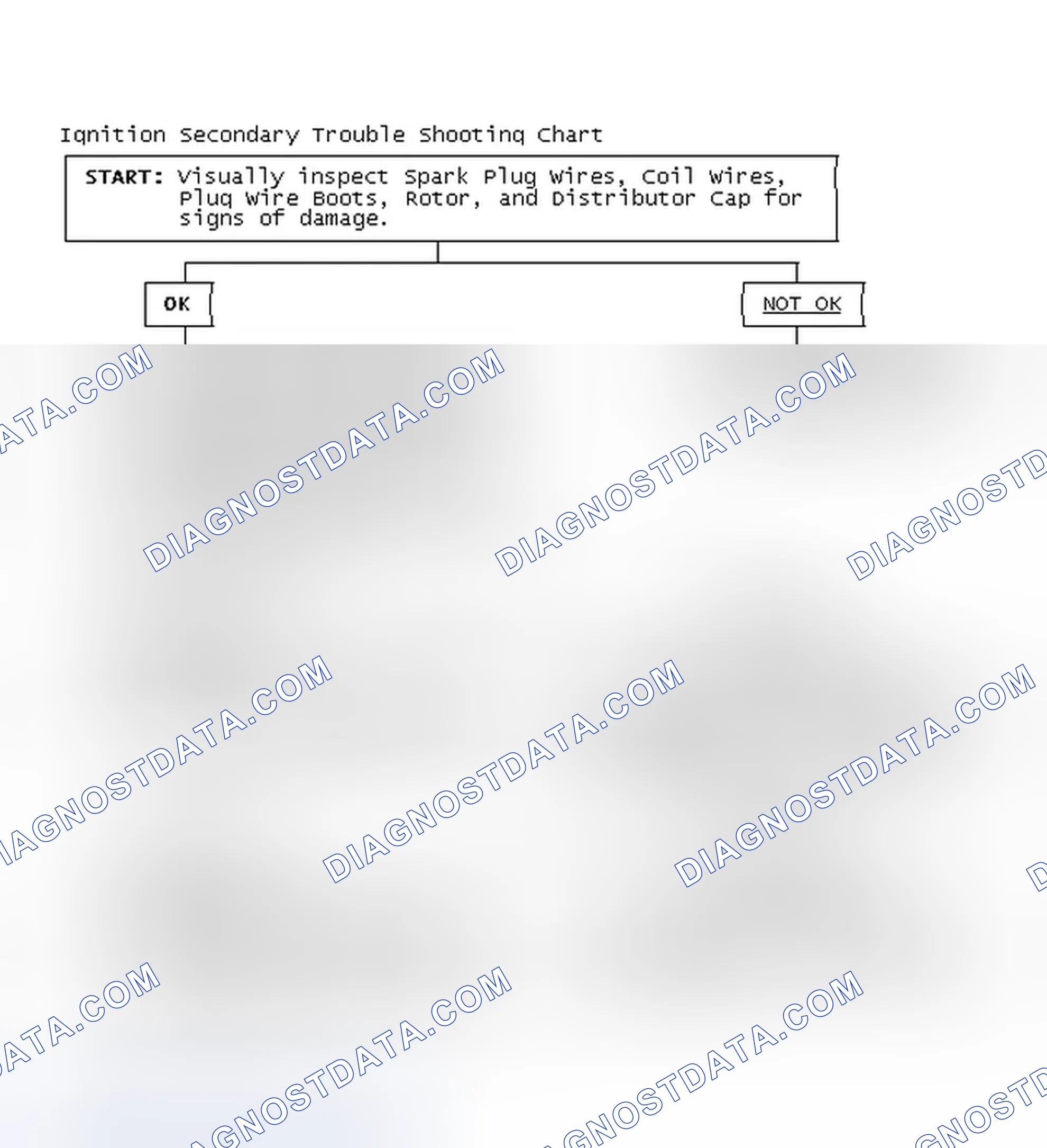 Scheme 1: Ignition Secondary Trouble Shooting Chart