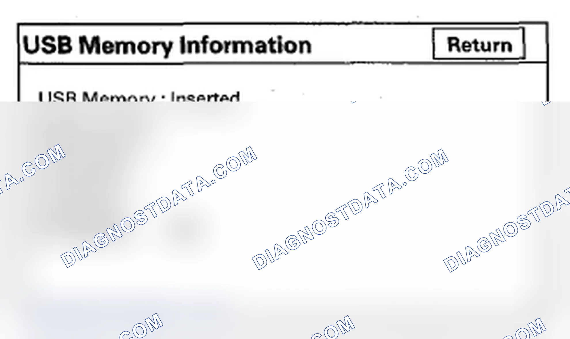 Scheme 404: USB Memory Information