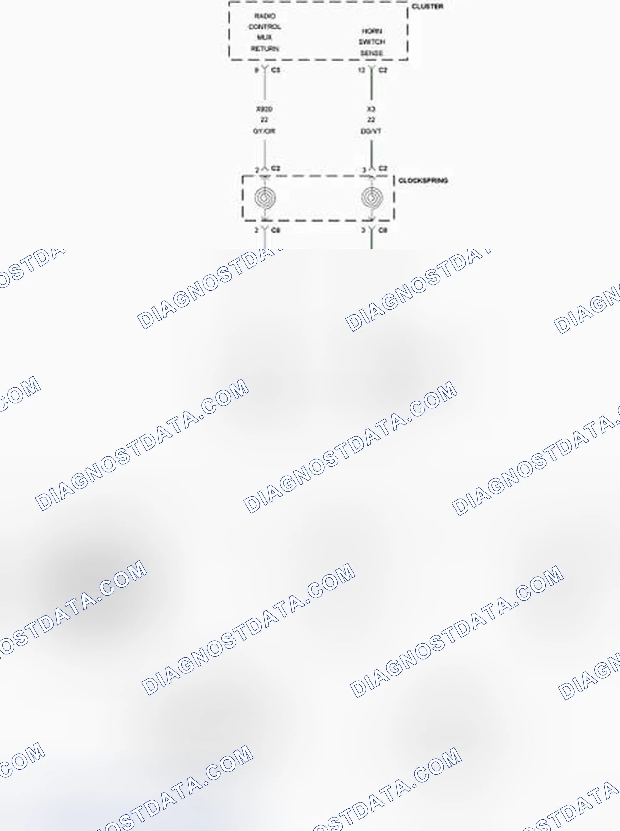 Scheme 48: B2339-HORN SWITCH STUCK - WITHOUT EVIC