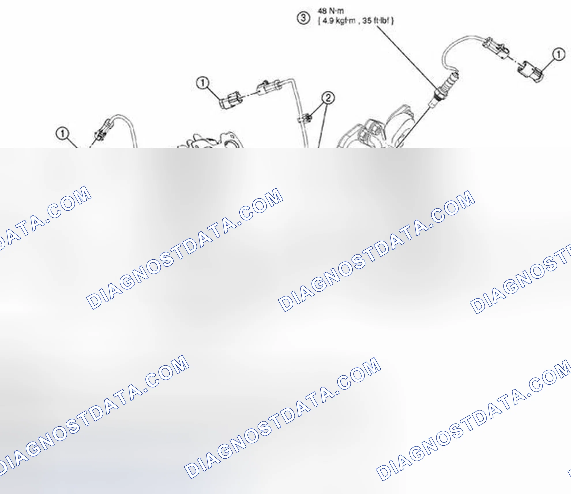Scheme 56: HEATED OXYGEN SENSOR (HO2S) AND CATALYST MONITOR SENSOR REMOVAL/INSTALLATION - 3.0L
