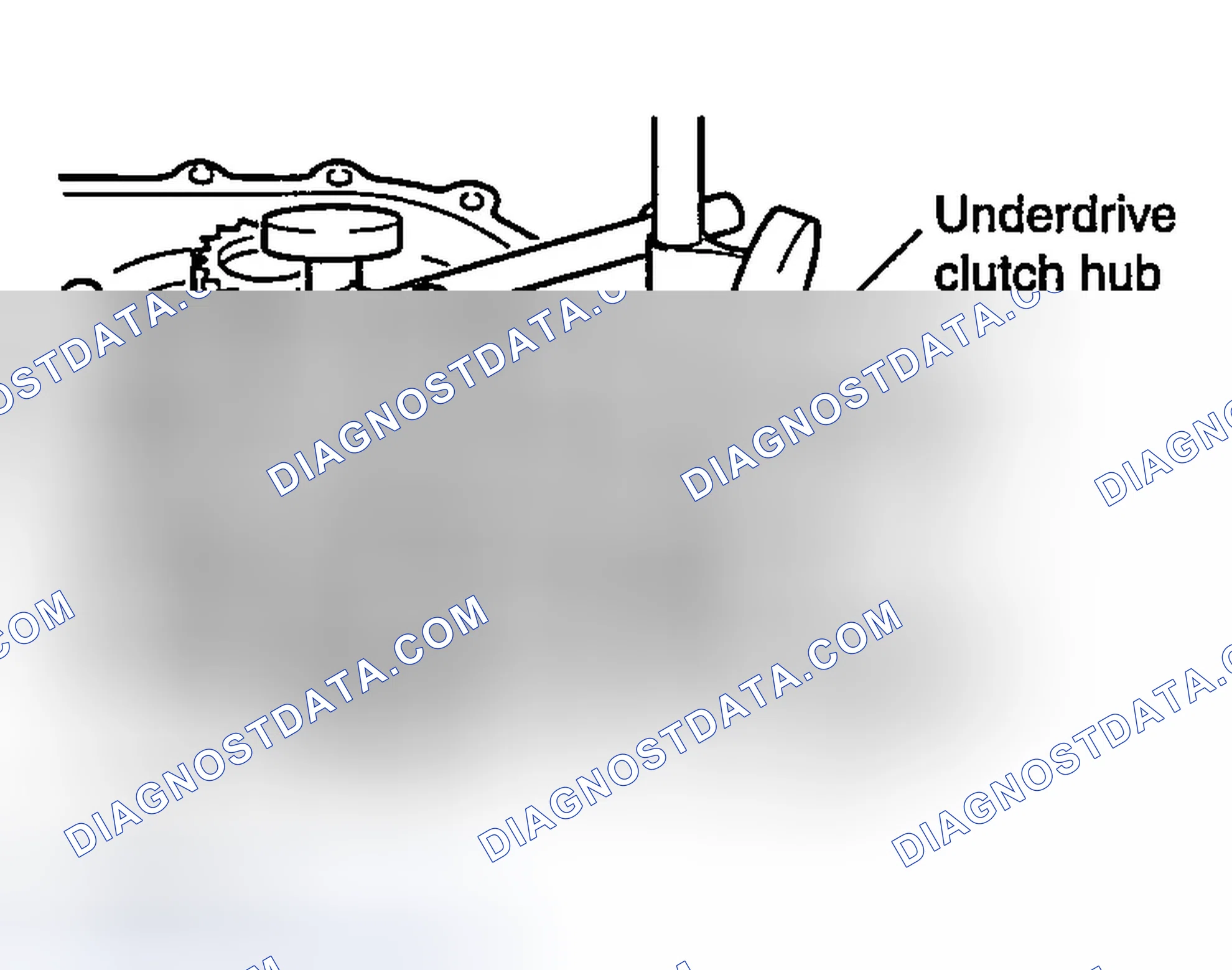 Scheme 28: UNDERDRIVE SUN GEAR END PLAY ADJUSTMENT