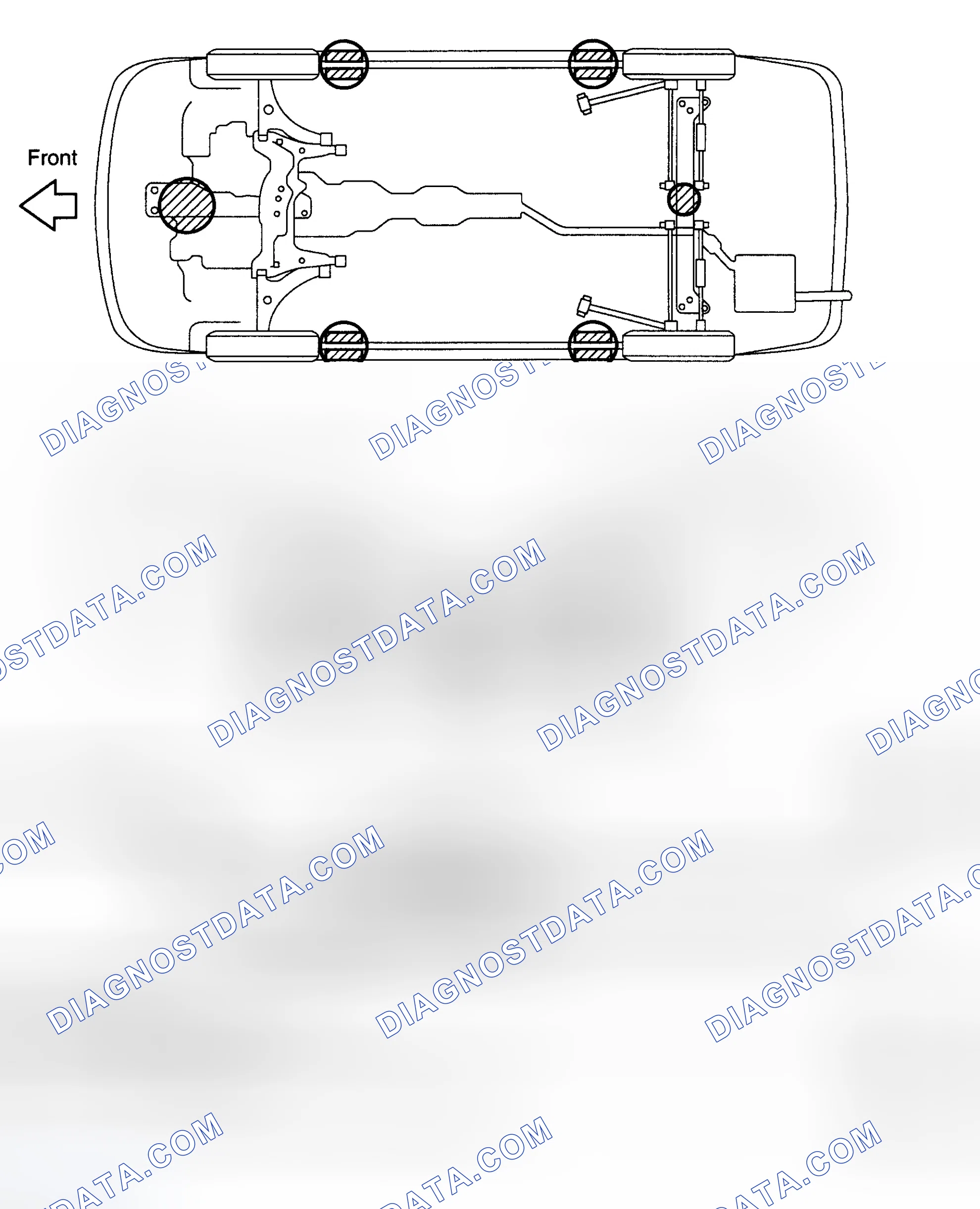 Scheme 33: VEHICLE LIFT AND SUPPORT LOCATIONS