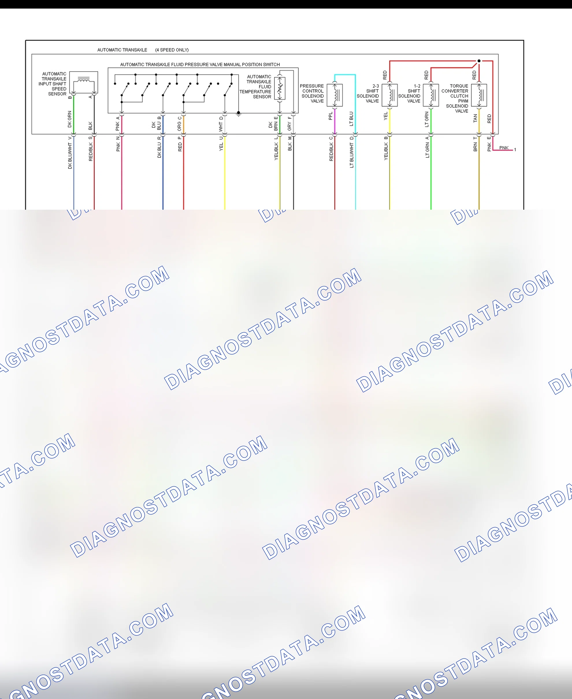 Scheme 39: PCM Wiring Diagram (Cavalier & Sunfire - 2.2L - Gasoline - 2 Of 3)