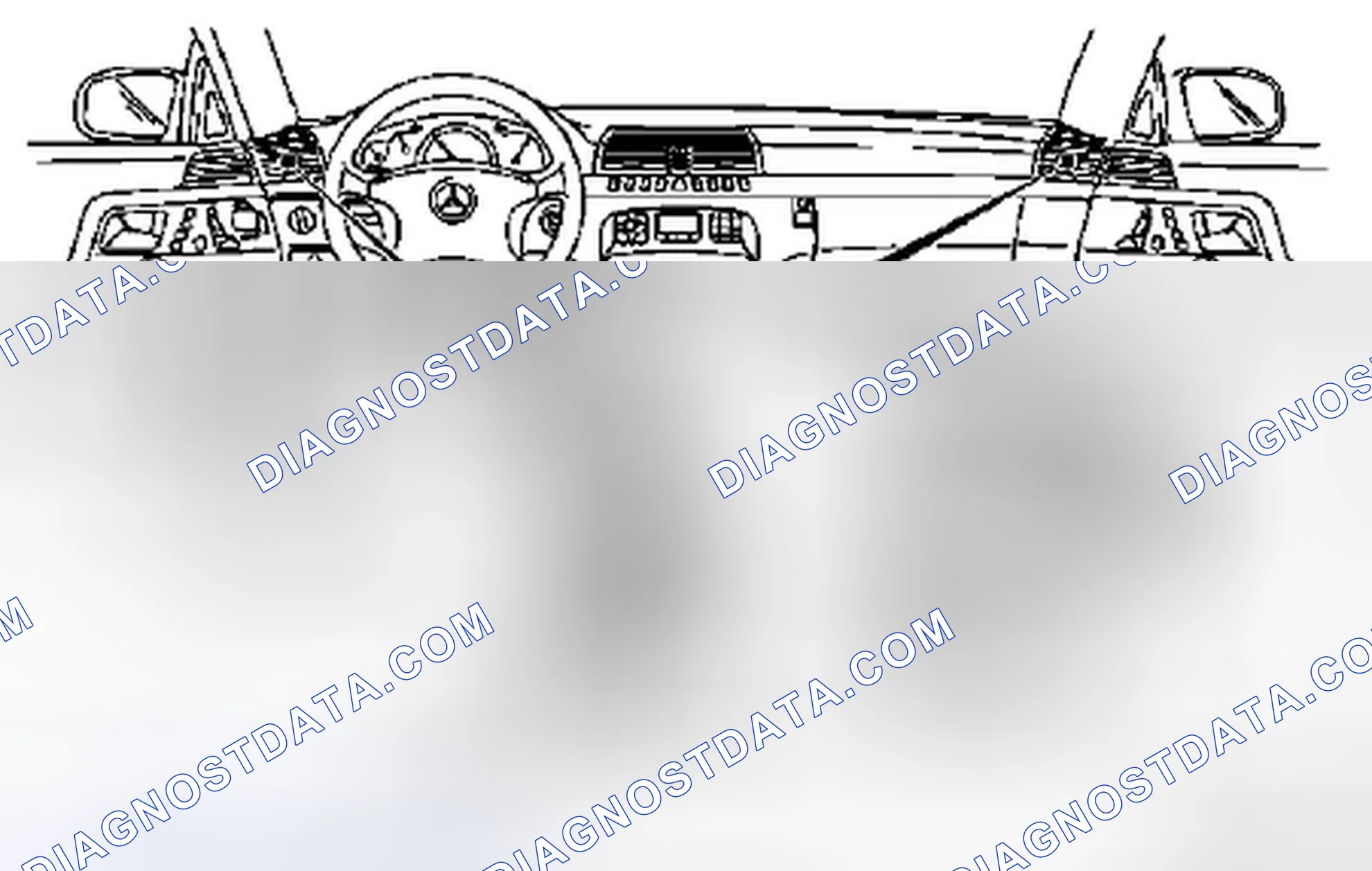 Scheme 97: Identifying Defroster And Side Nozzles - Model 220