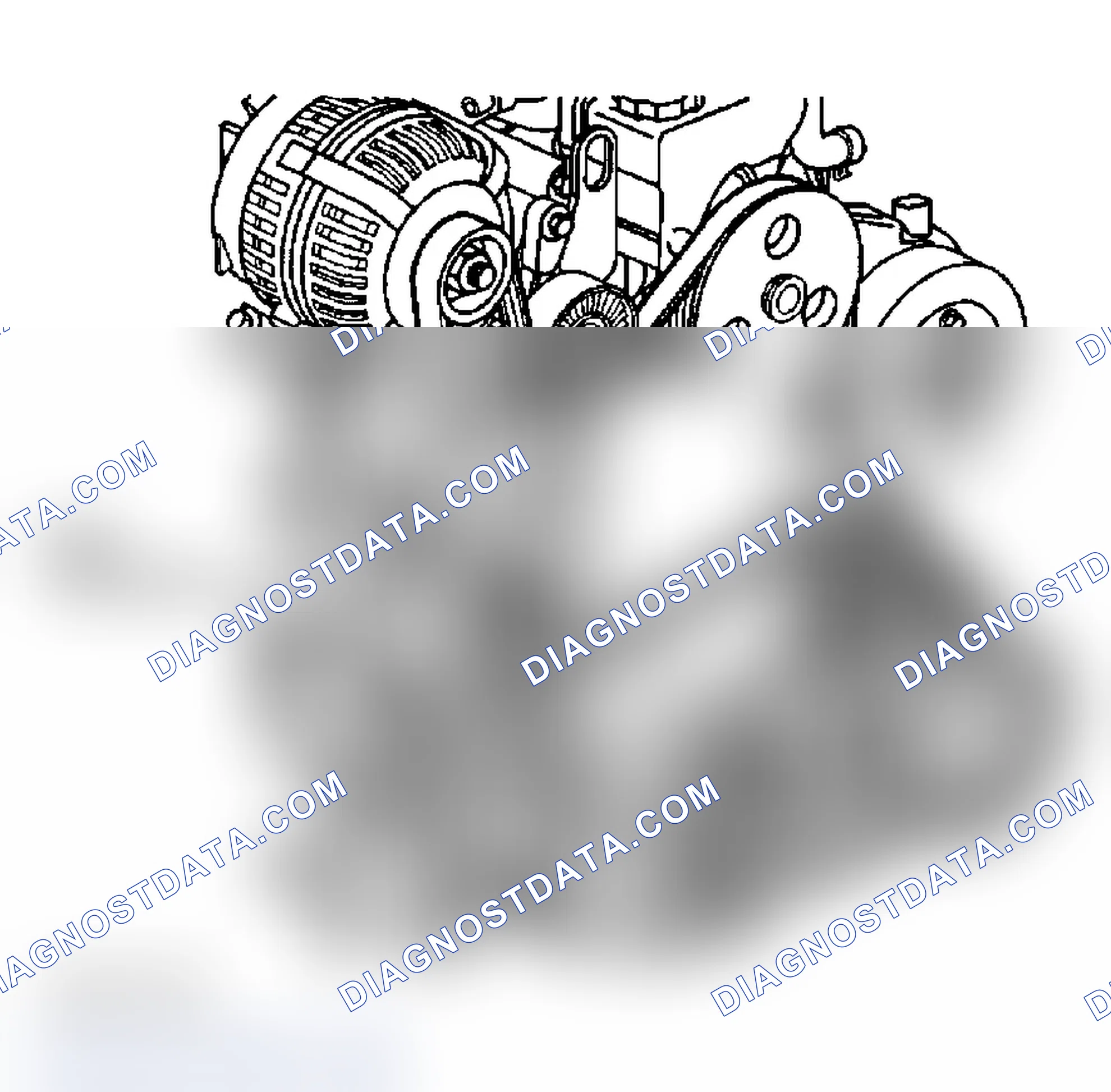 Scheme 14: Serpentine Belt Routing (3.4L "N", "W" & "Z" Bodies, & "A", "B" & "U" Series)