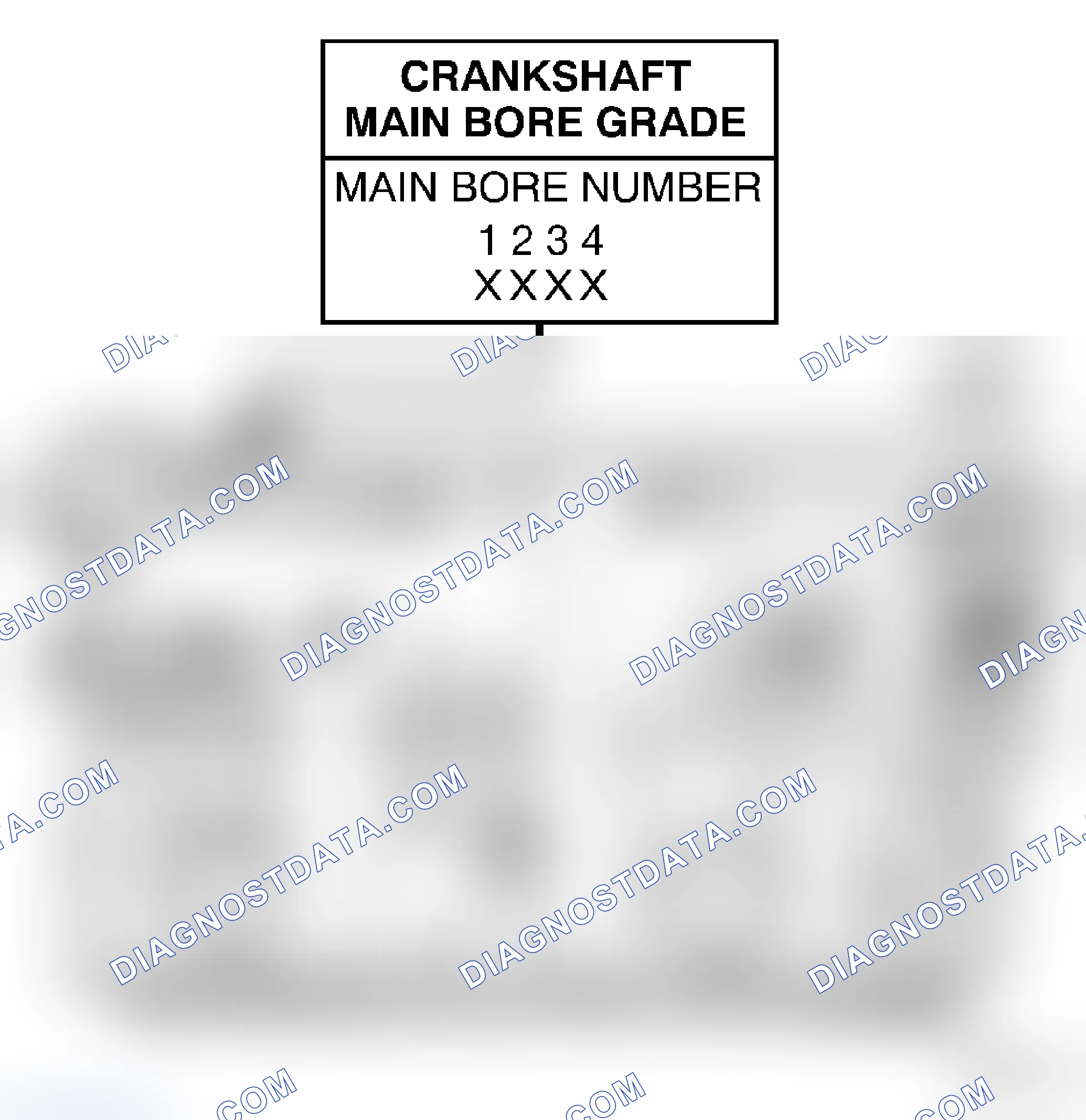Scheme 164: STANDARD PROCEDURE - CRANKSHAFT MAIN BEARING FITTING
