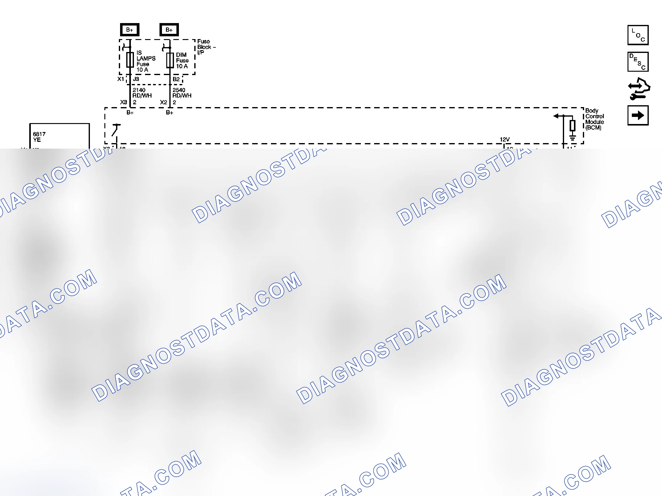 Scheme 22: Interior Lights Dimming Schematics