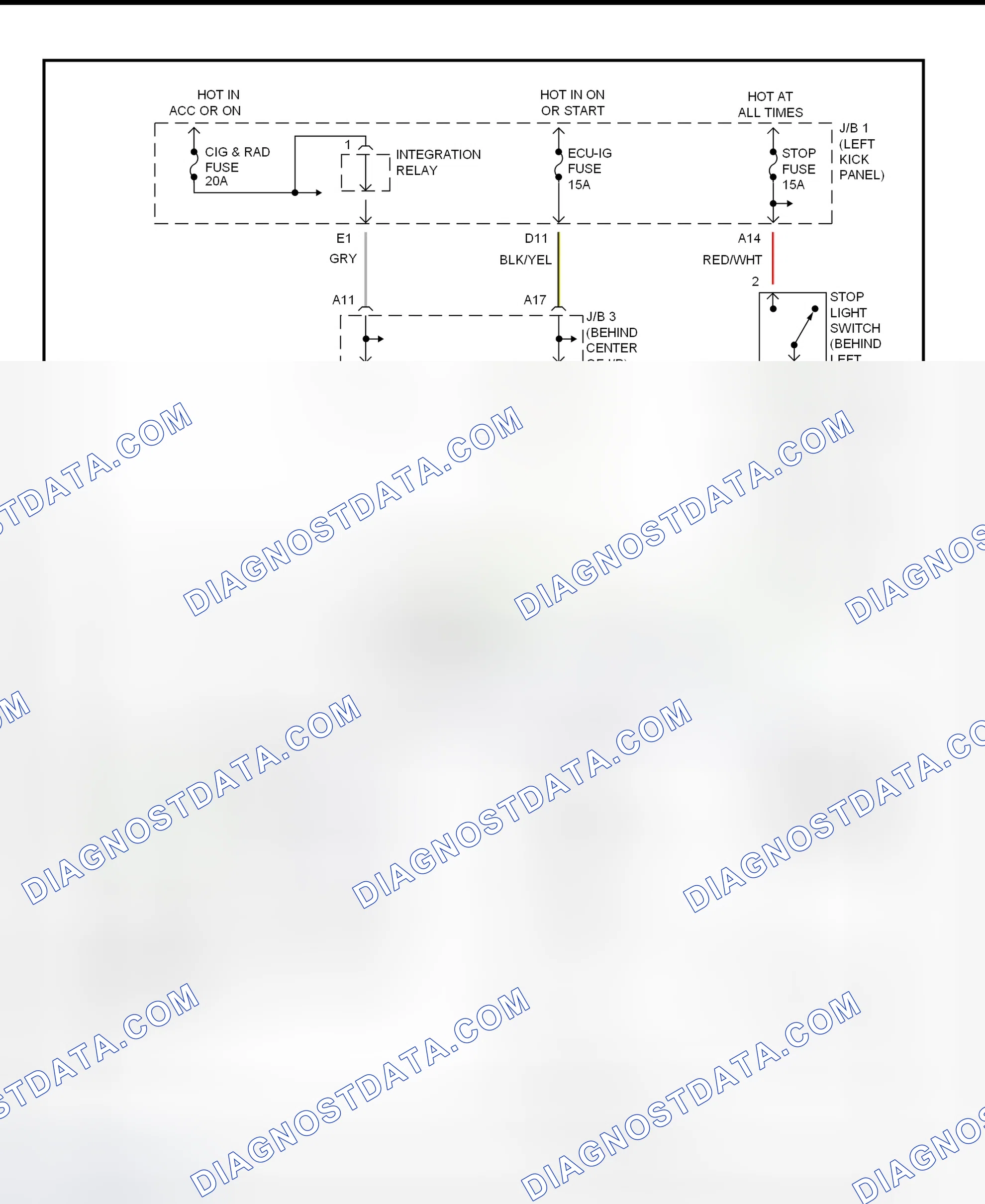 Scheme 13: Shift Interlock System Wiring Diagram (1995-96 Corolla)