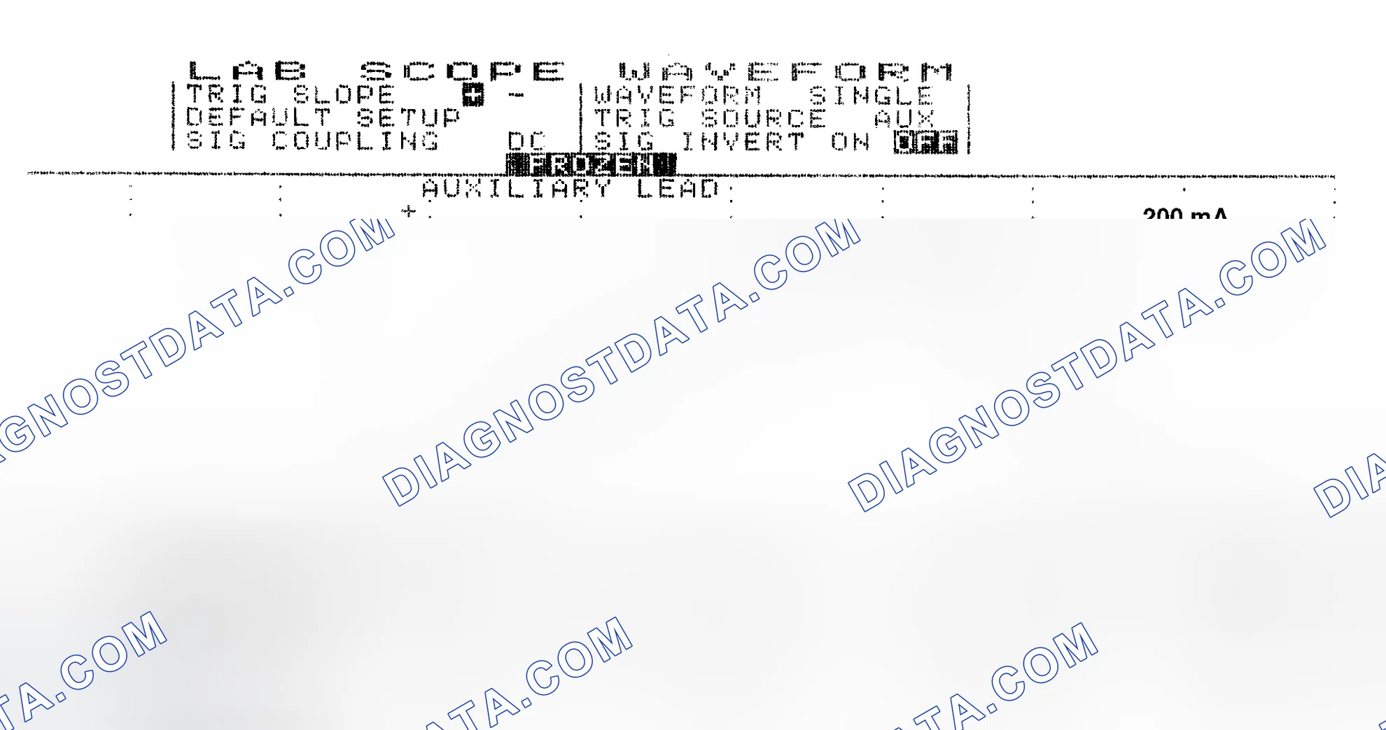 Scheme 13: Single Injector w/Normal Current Flow - Current Pattern