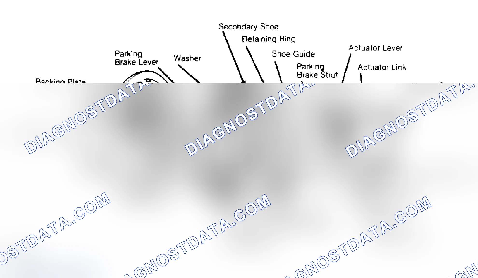 Scheme 4: Exploded View of Single Anchor Brake Assembly