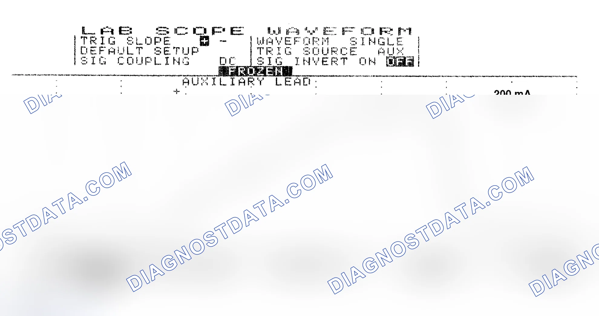 Scheme 13: Single Injector w/Normal Current Flow - Current Pattern