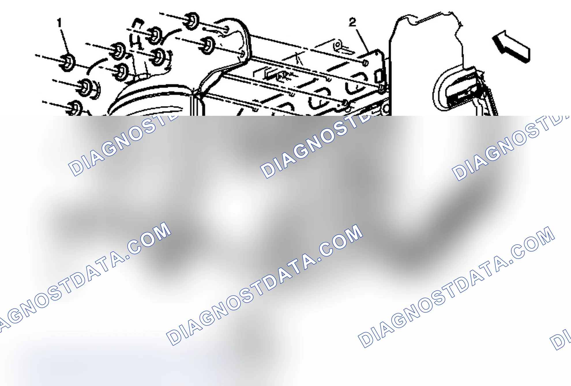 Scheme 1: Exhaust Manifold with Catalytic Converter Replacement