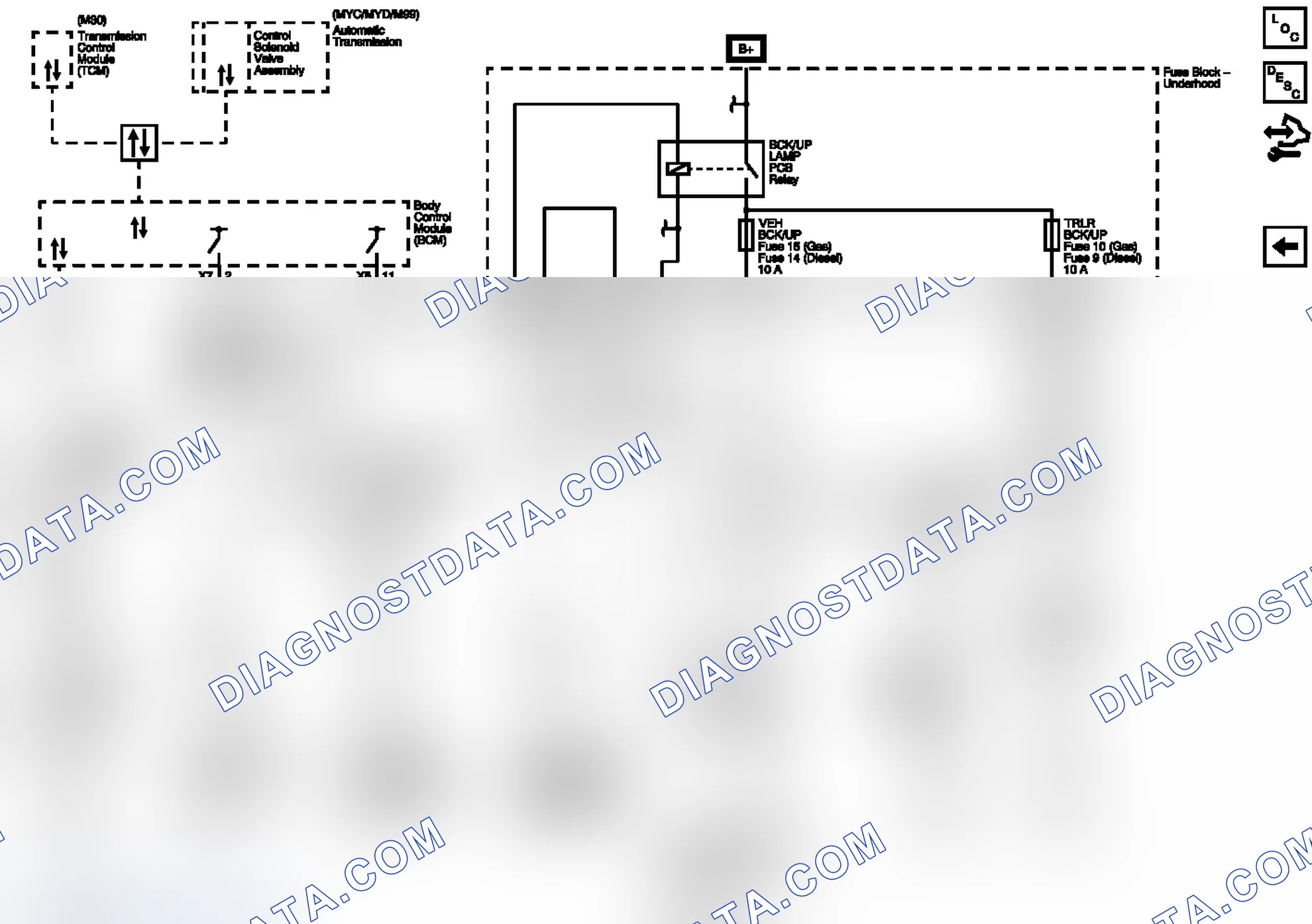 Scheme 12: Backup Lamps And Backup Alarm