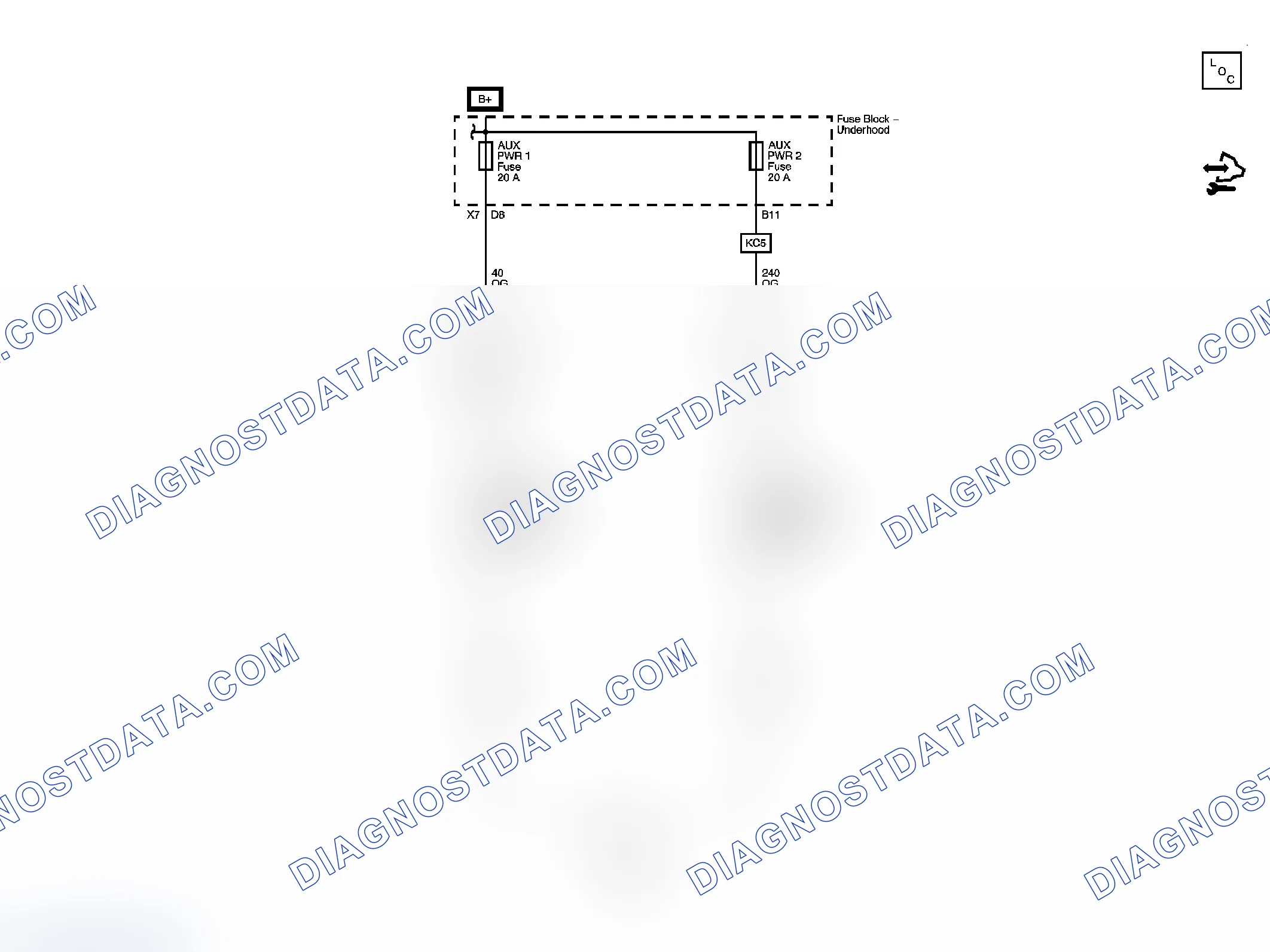 Scheme 25: Cigar Lighter/Power Outlet Schematics