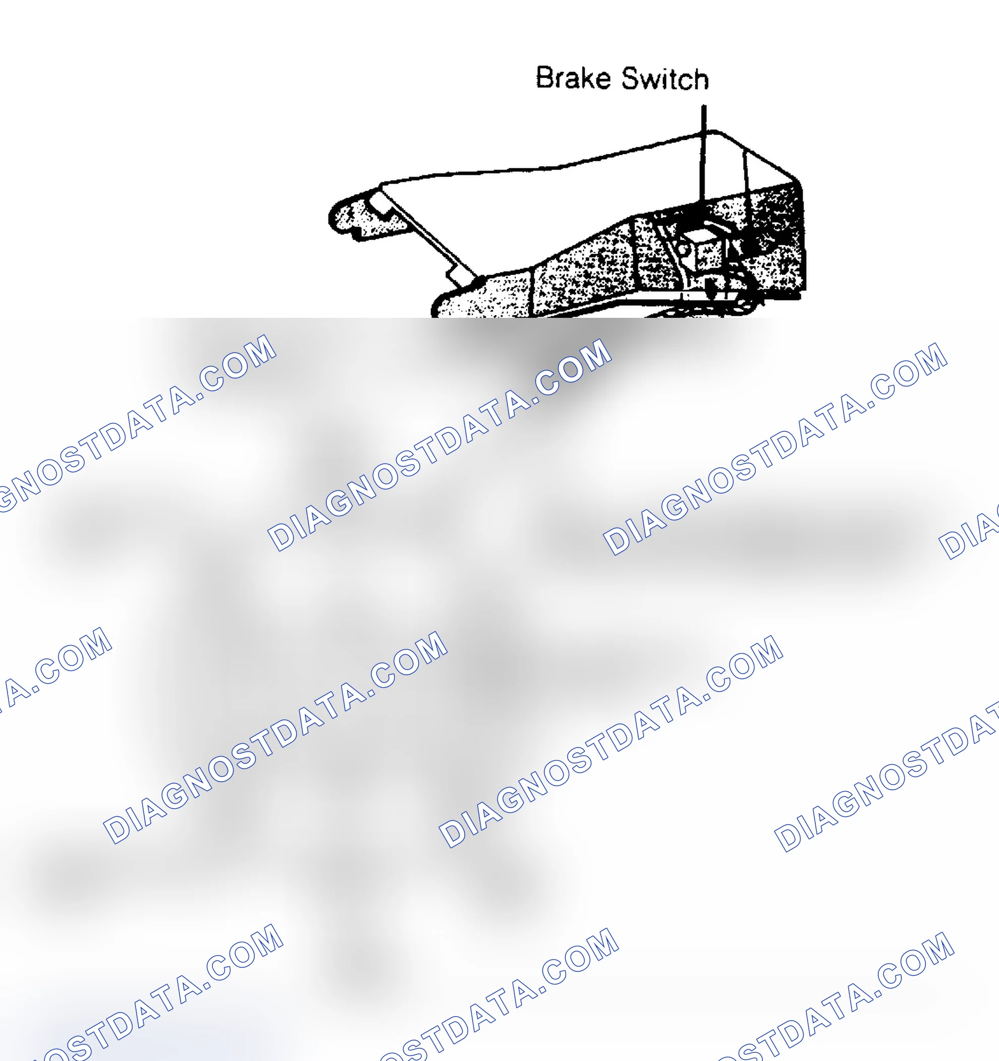 Scheme 165: SP2 (2 of 3) - View Of Brake Switch Connector
