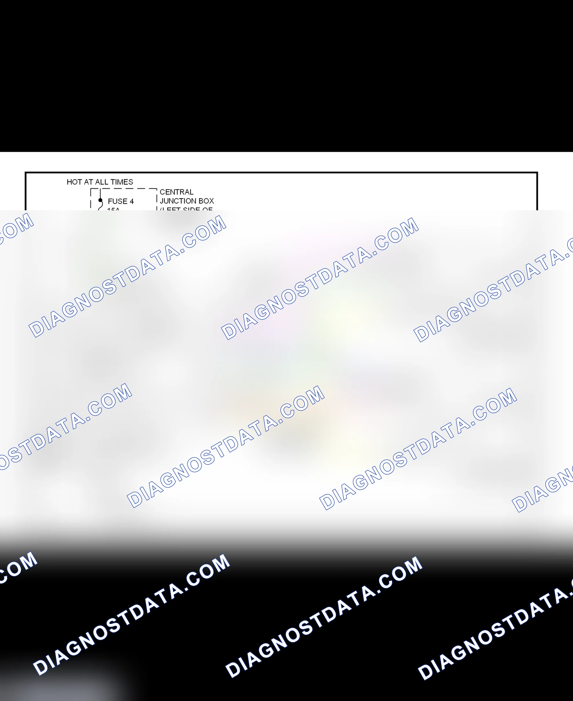 Scheme 5: Power Mirror System Wiring Diagram (Econoline - 1999)