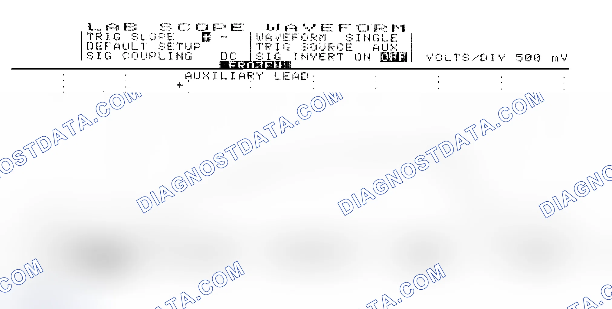 Scheme 14: Single Injector w/Excessive Current Flow - Current Pattern