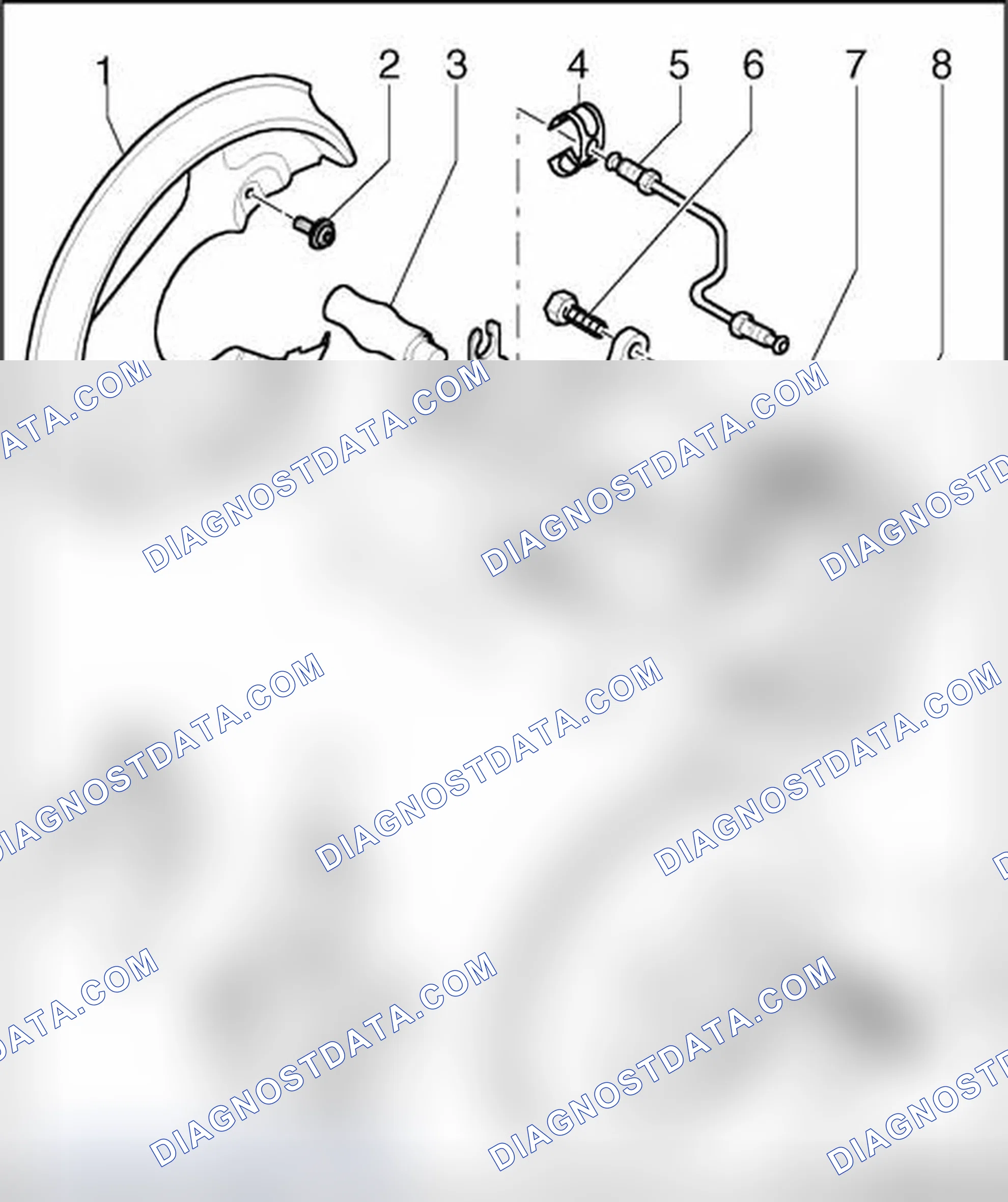 Scheme 54: Front brakes, servicing