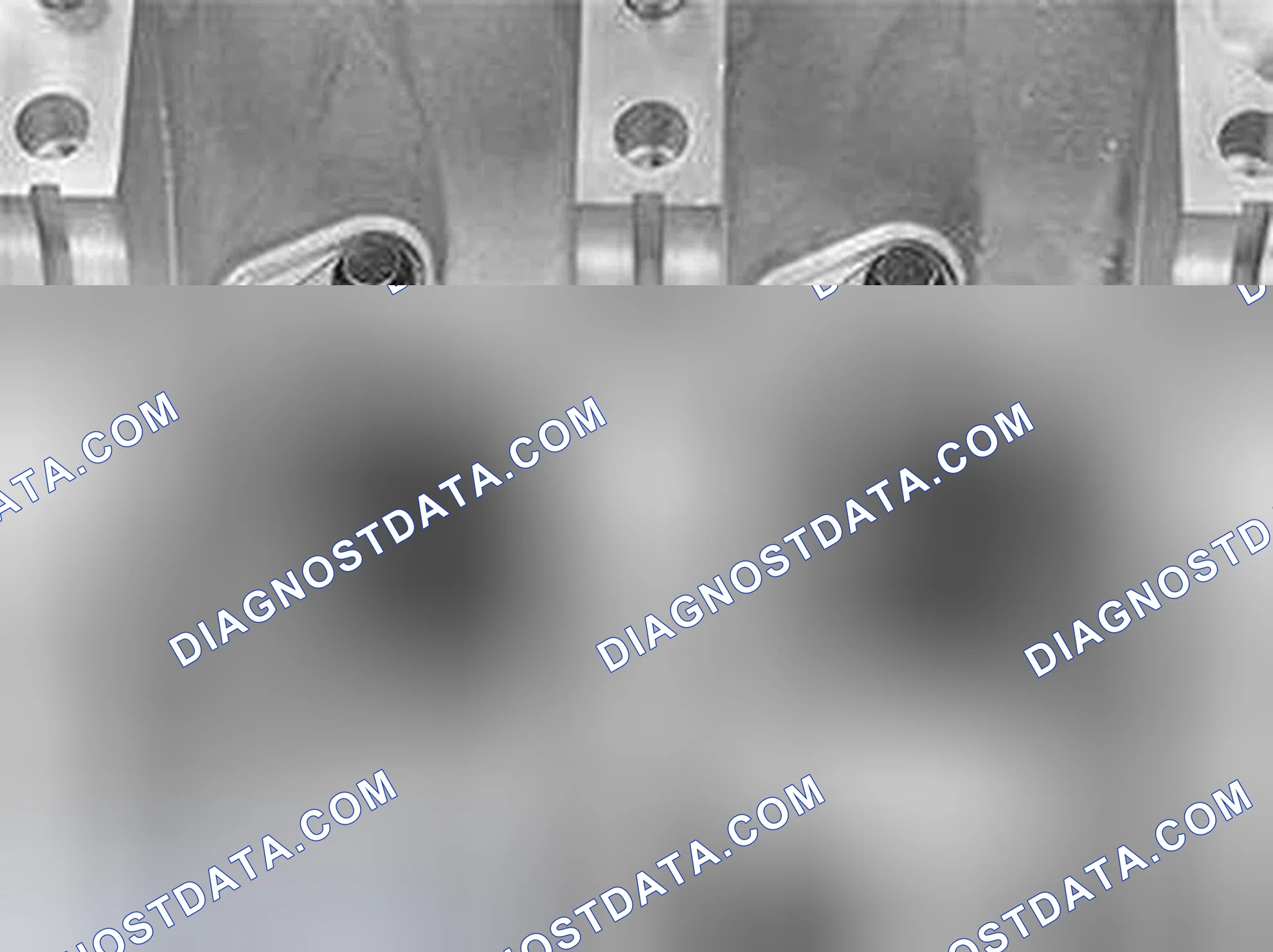 Scheme 404: Installing the piston cooling valve and nozzles