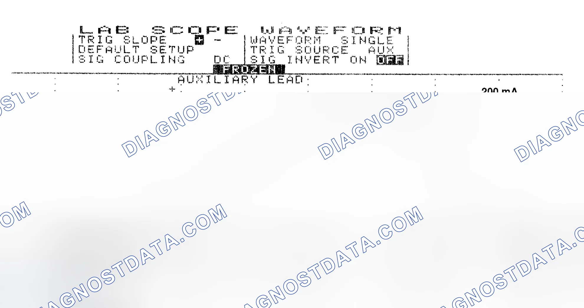 Scheme 13: Single Injector w/Normal Current Flow - Current Pattern