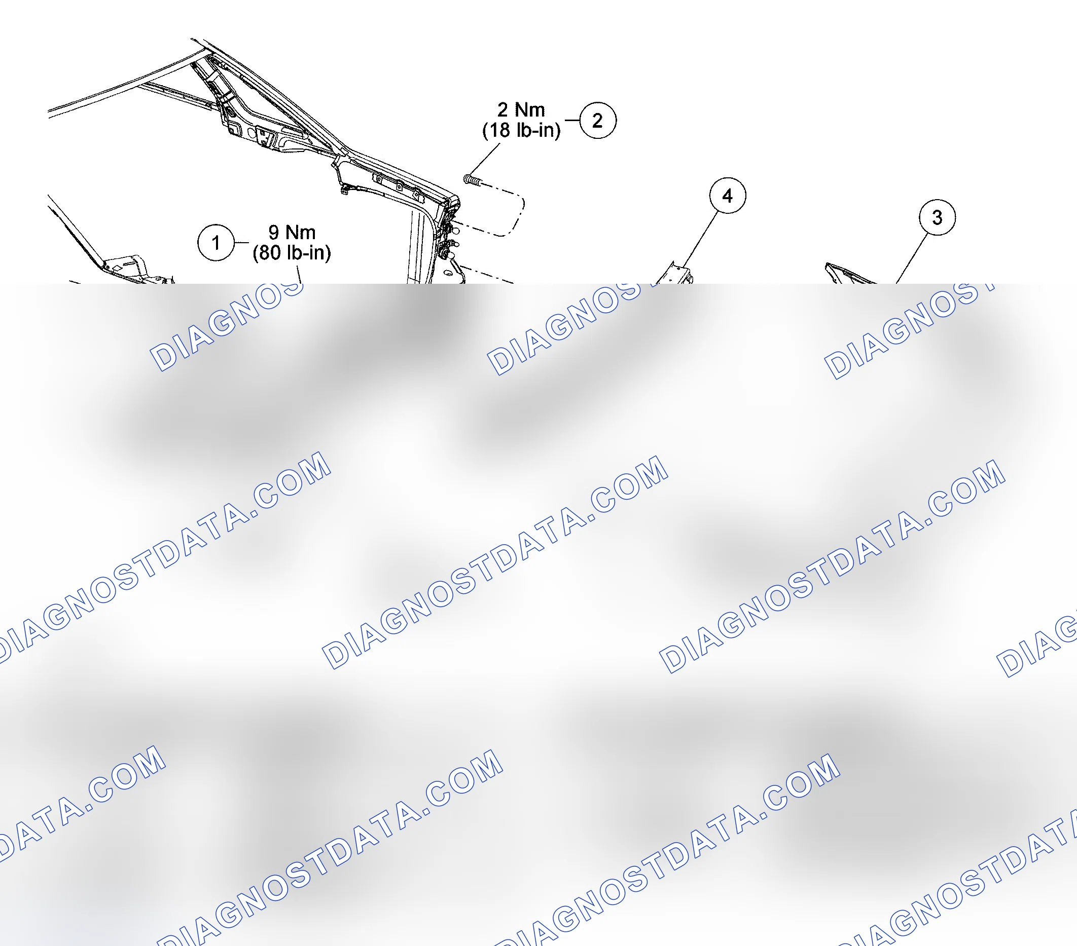 Scheme 18: Bumper - Exploded View, Rear