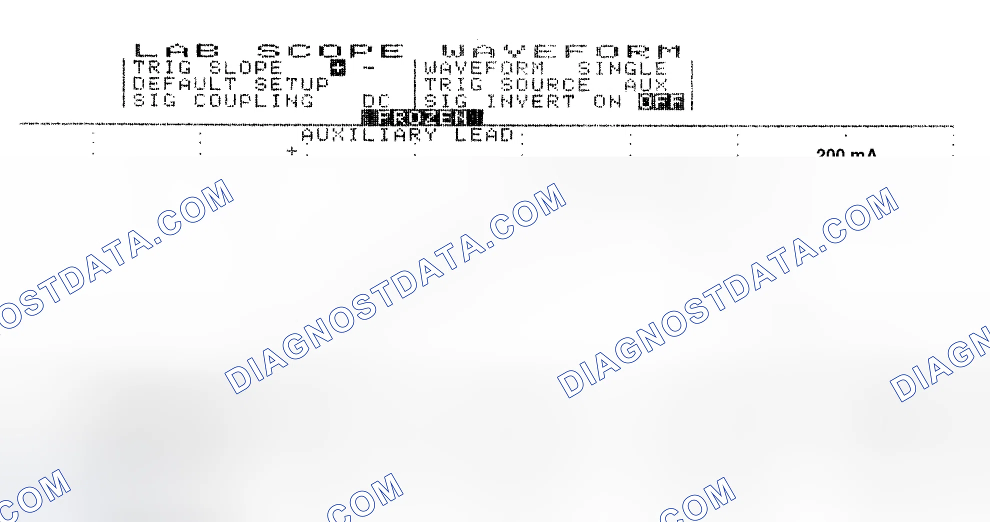 Scheme 13: Single Injector w/Normal Current Flow - Current Pattern