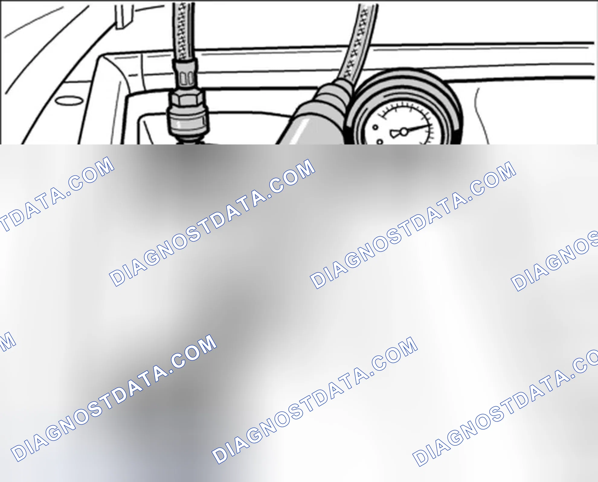 Scheme 25: Checking the cooling system for leaks