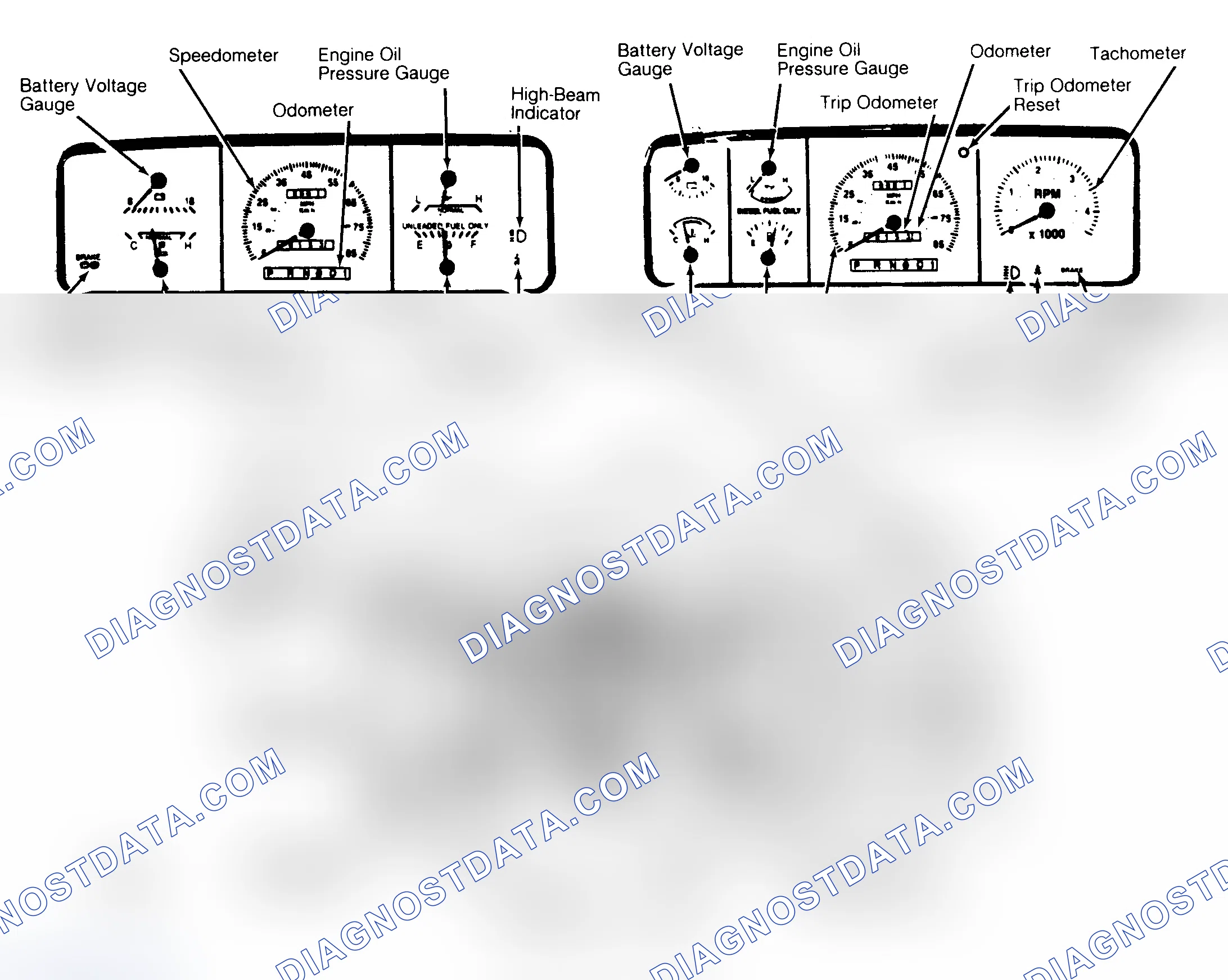 Scheme 1: SERVICE INDICATOR & WARNING LIGHTS