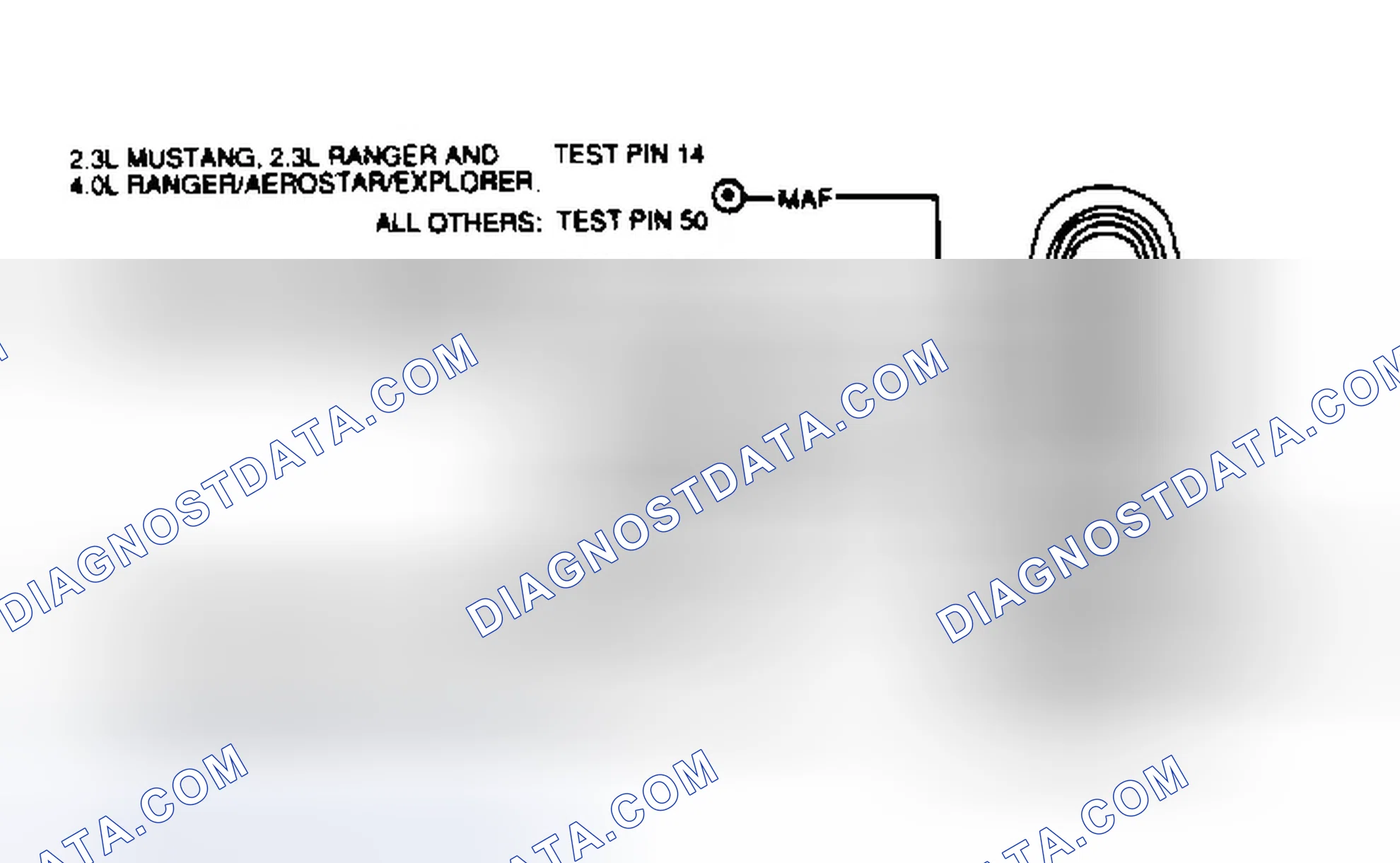 Scheme 28: Mass Airflow (MAF) Sensor Ckts. & Connector Terminal ID