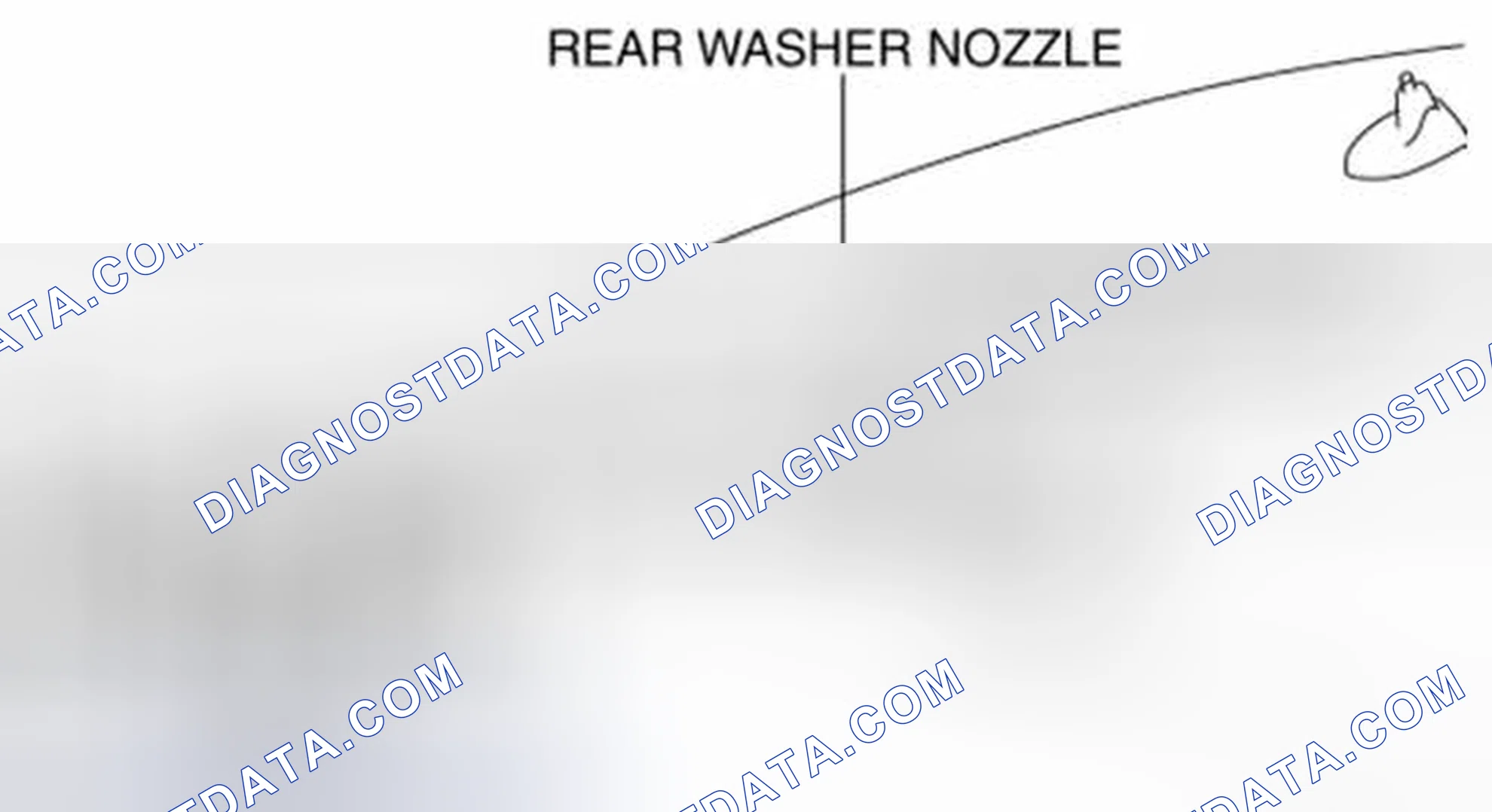 Scheme 30: REAR WASHER NOZZLE REMOVAL/INSTALLATION