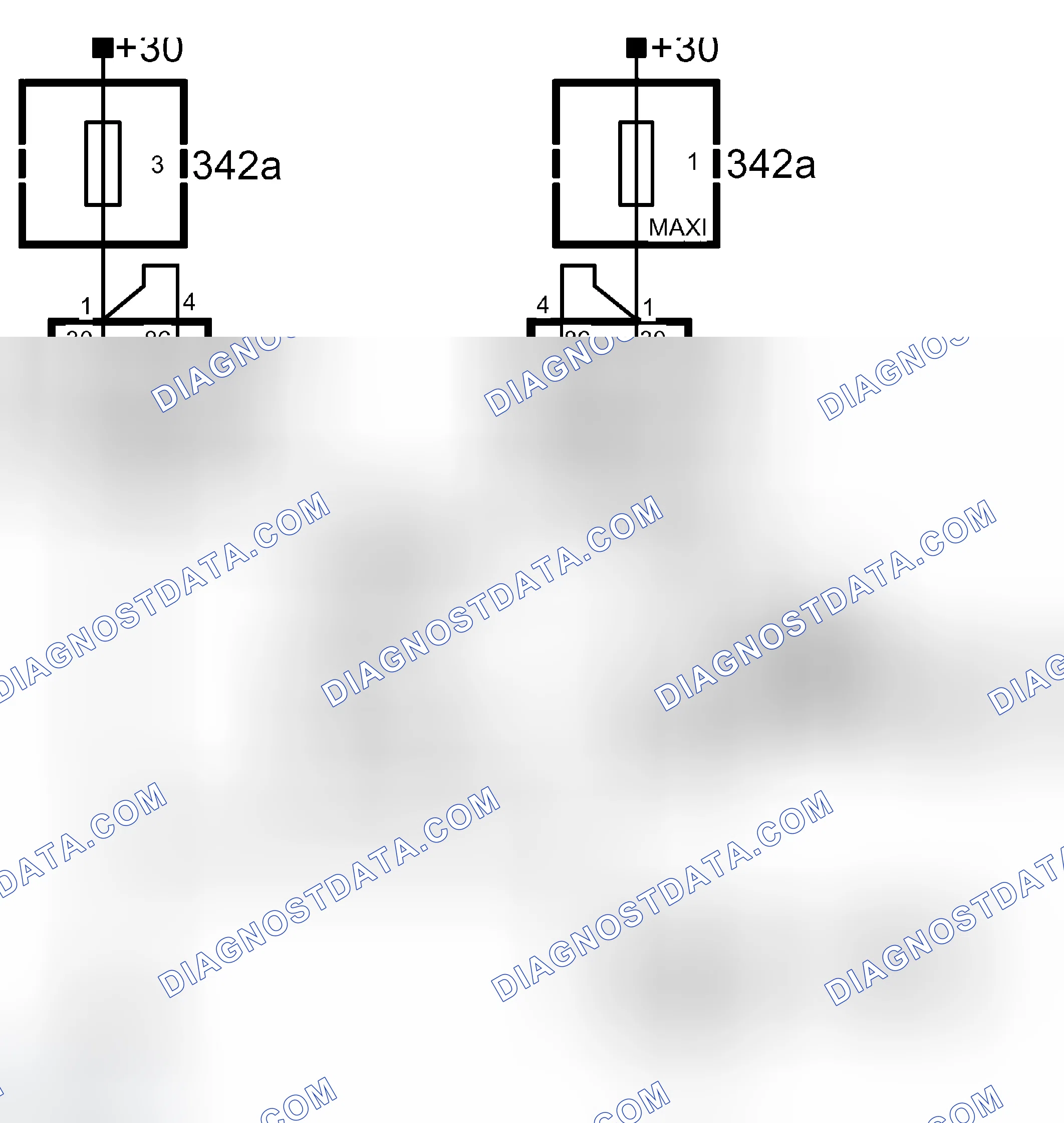 Scheme 130: Identifying High Speed Radiator Fan Relay 1 Circuit