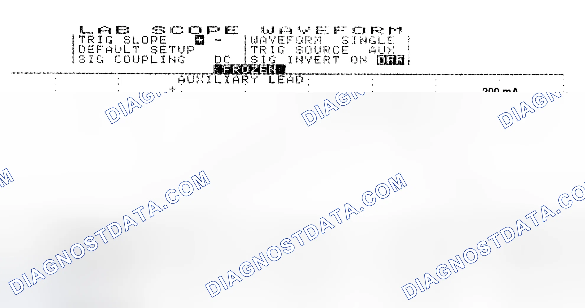 Scheme 13: Single Injector w/Normal Current Flow - Current Pattern