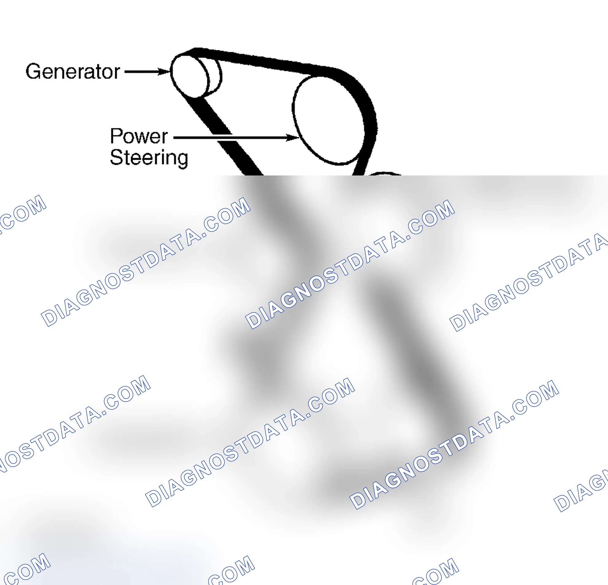 Scheme 13: Serpentine Belt Routing (3.1 "W" Body)