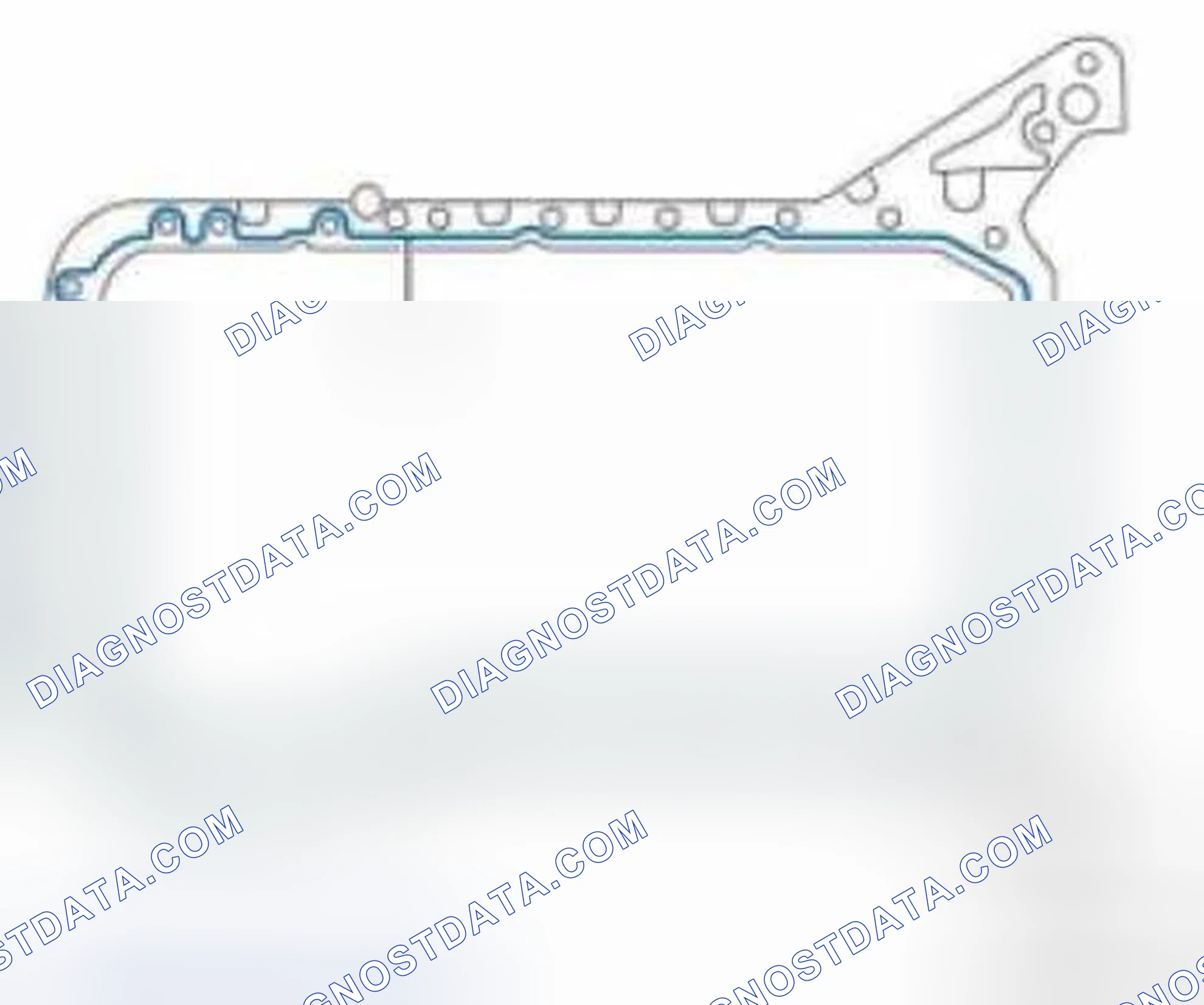 Fig. 25: Identifying Application Of Sealant To Top Part Of Oil Pan - Engine 112