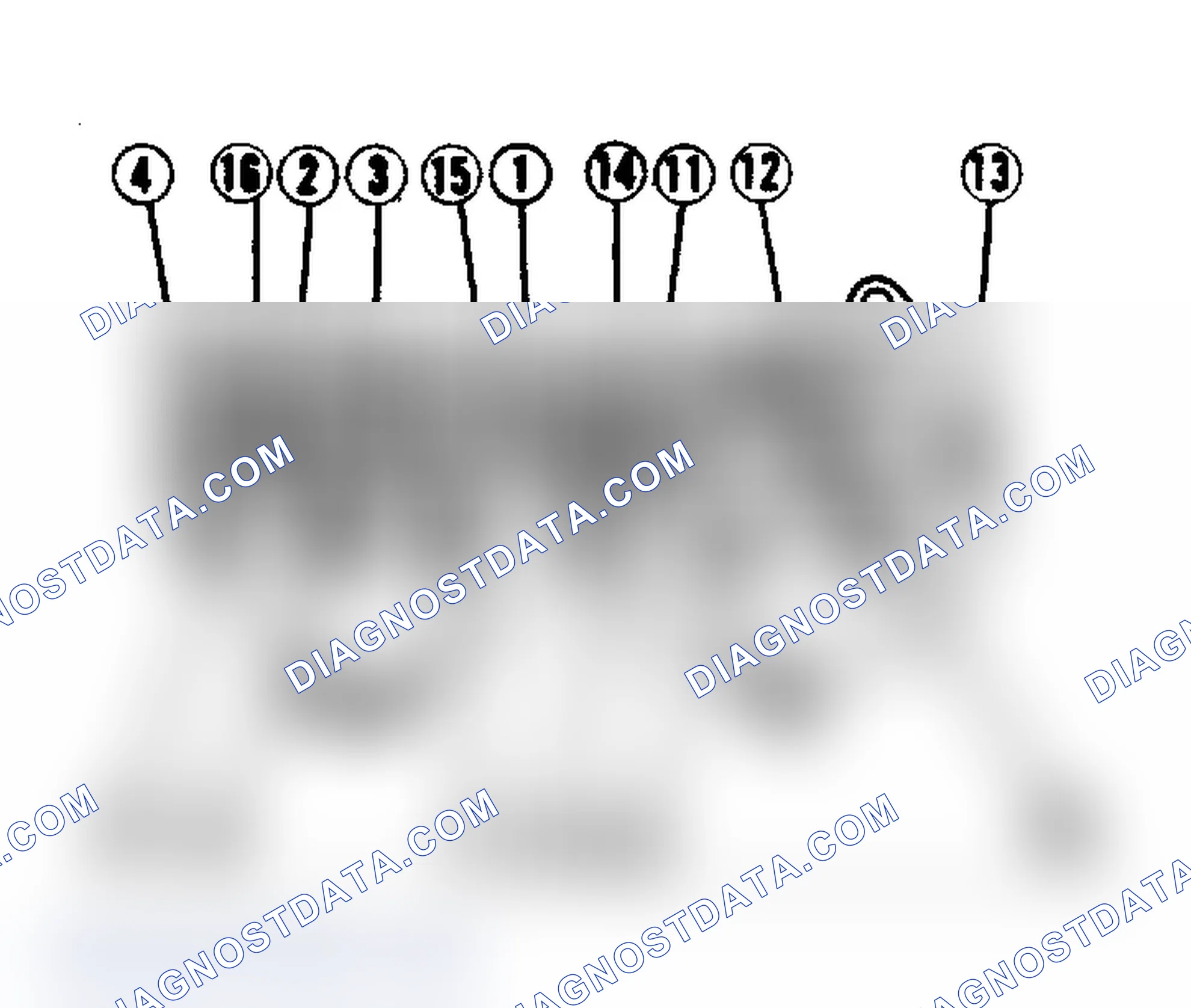 Scheme 25: 4.9L Engine Lower Intake Manifold Tightening Sequence
