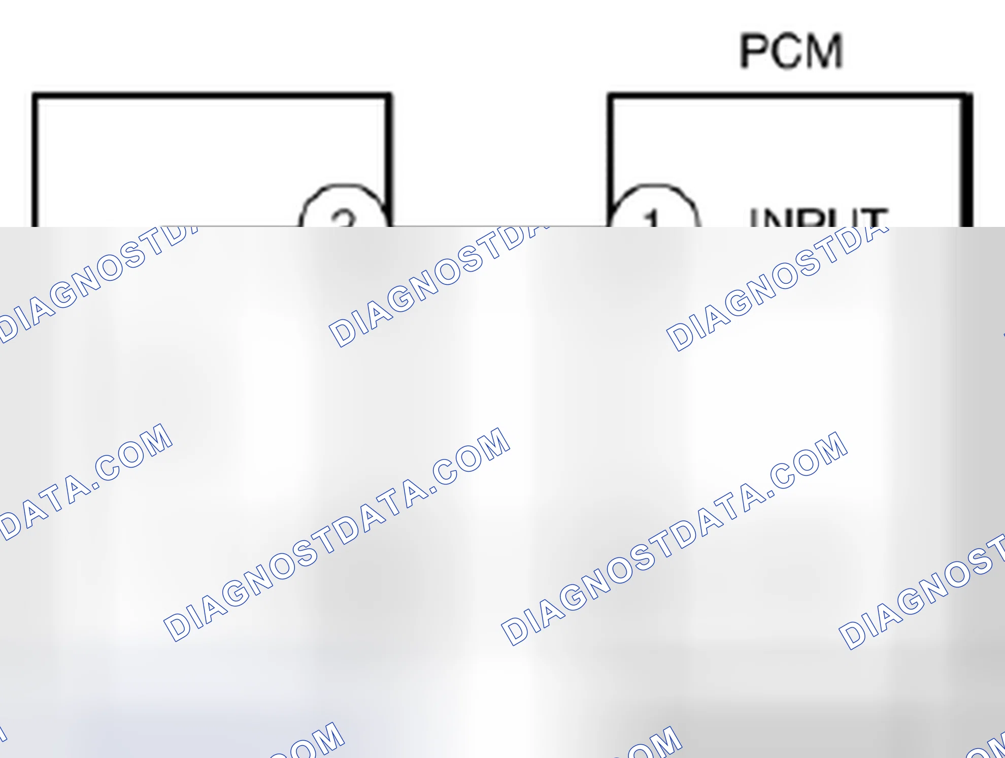 Fig. 24: Thermistor Type Circuit Diagram (IAT Sensor And ECT Sensor No.1, No.2)
