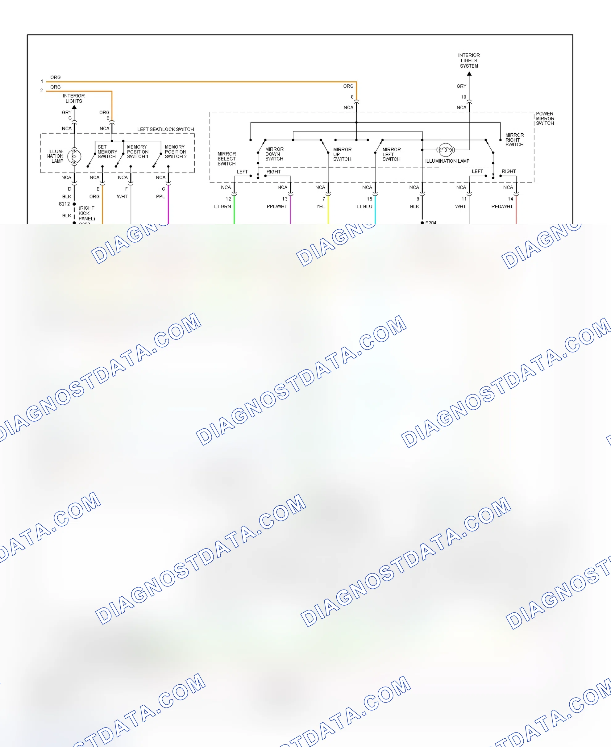 Scheme 2: Memory System Wiring Diagram (Aurora 2 Of 2)