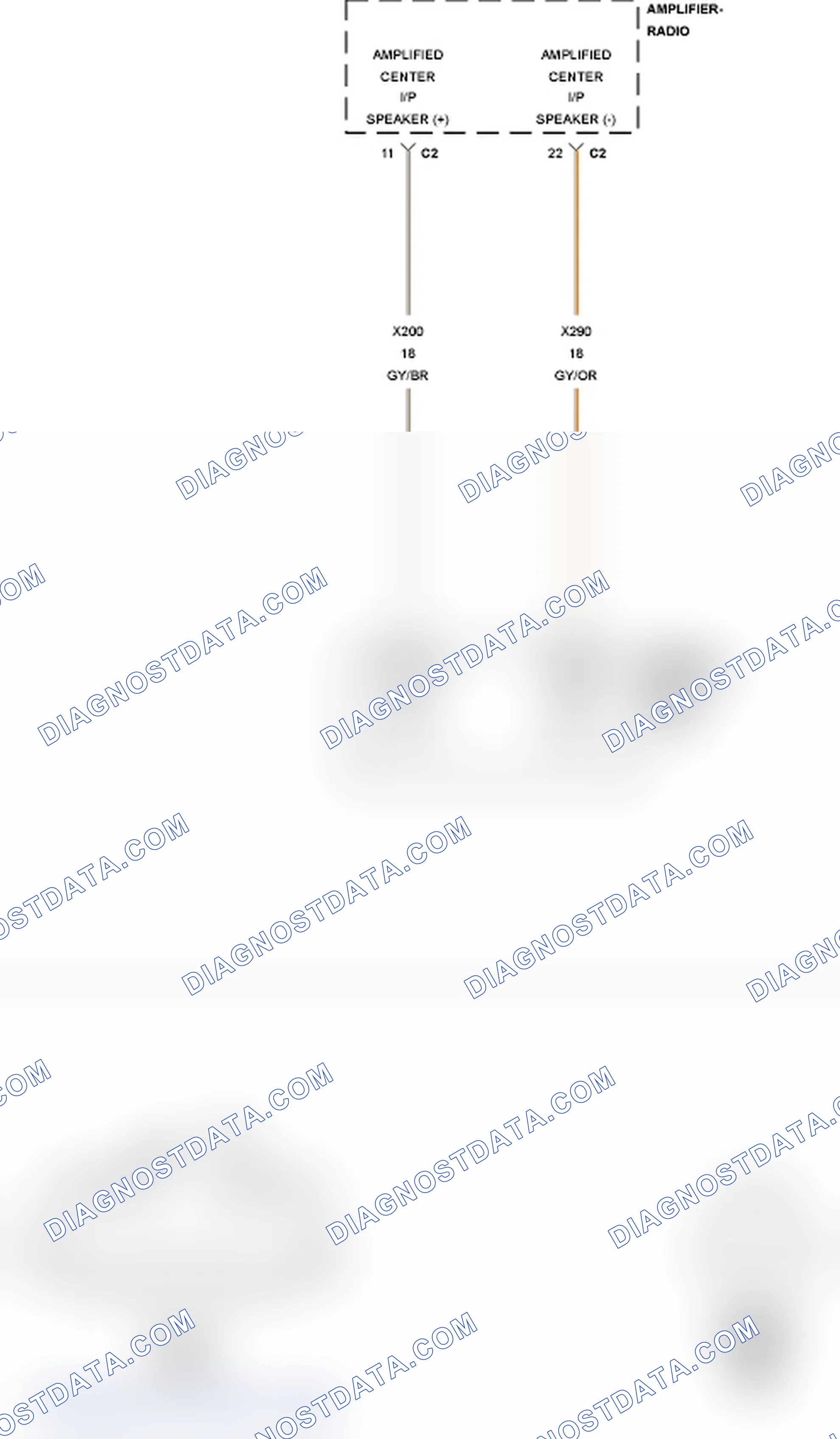 Scheme 230: B14BF-CHANNEL 10 AUDIO SPEAKER OUTPUT CIRCUIT LOW