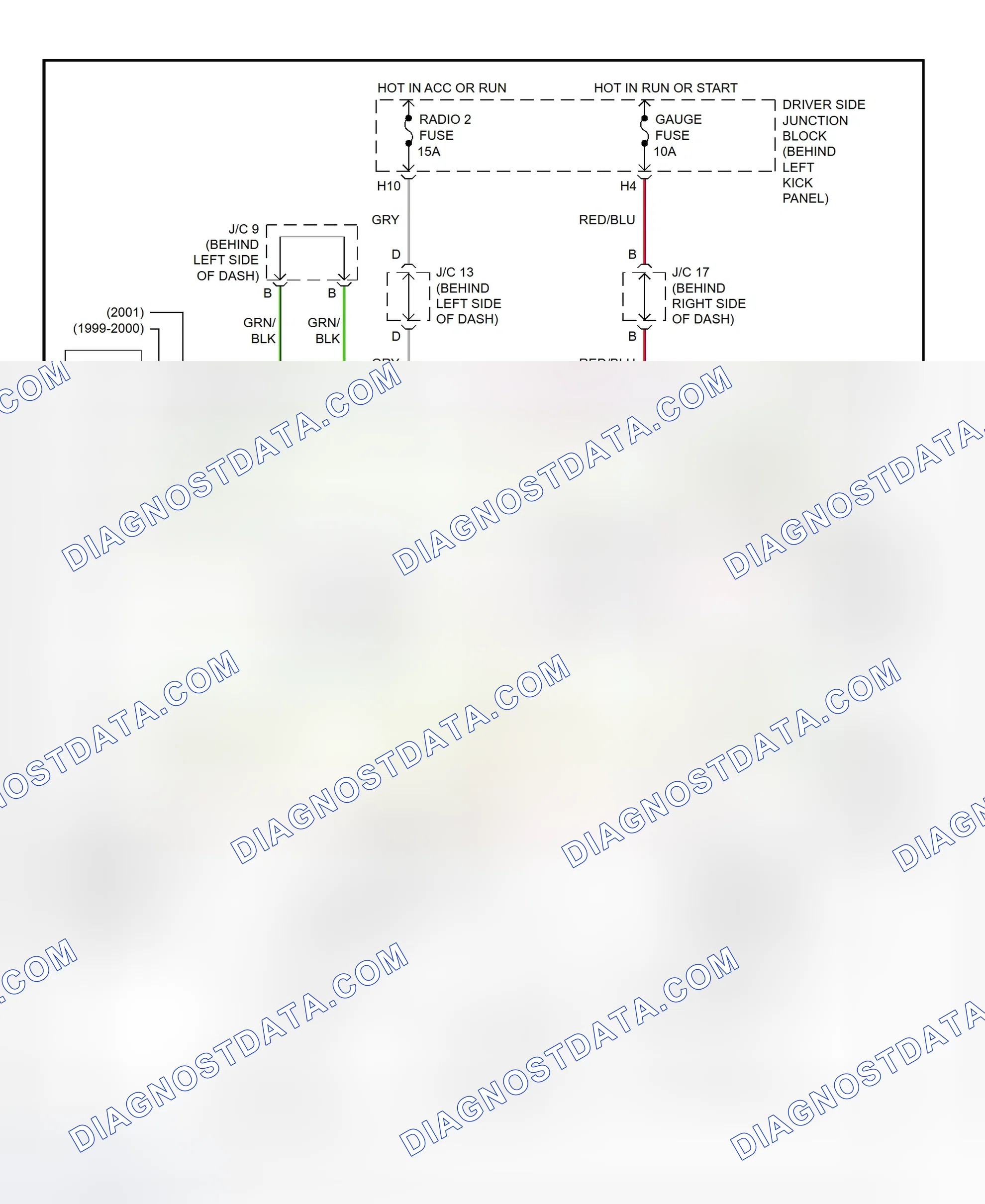 Scheme 154: Shift Lock System Wiring Diagram (Lexus GS400)