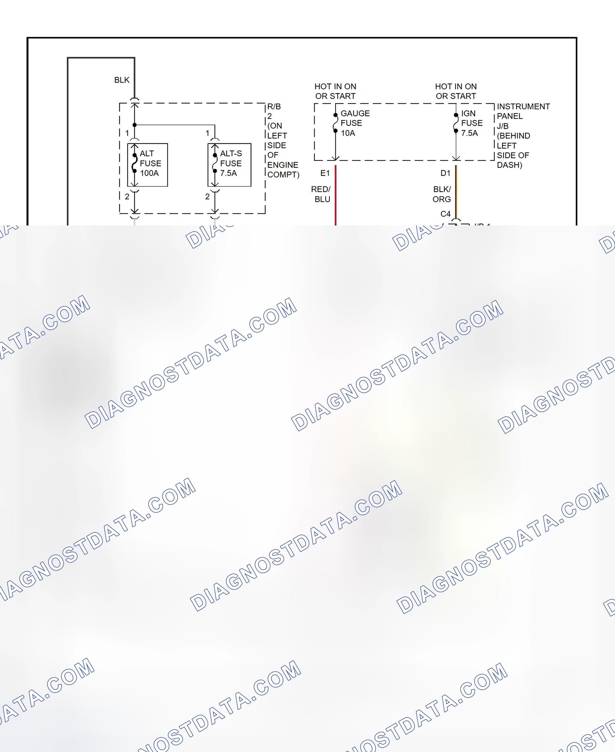 Scheme 3: Charging System Wiring Diagram (Celica)