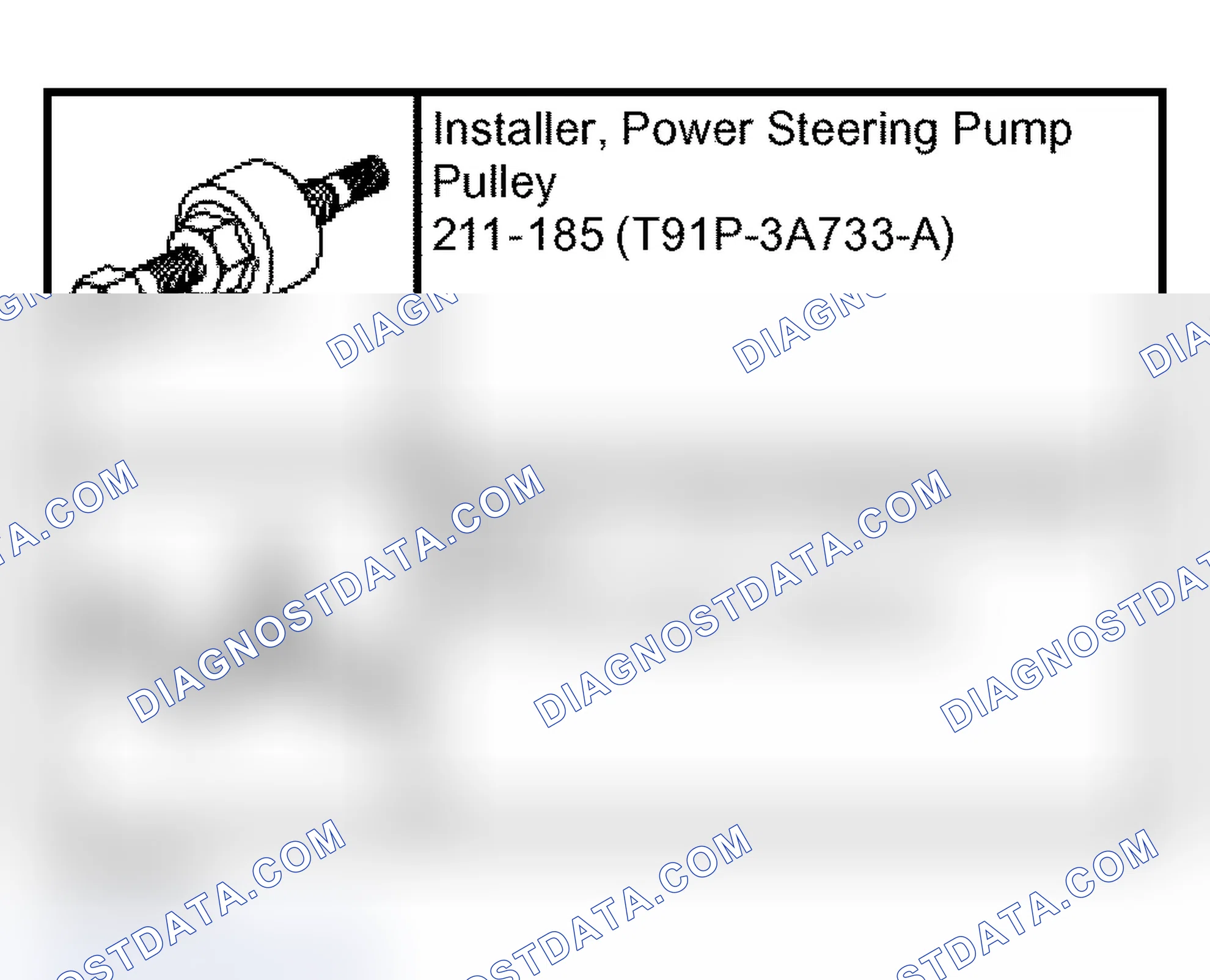 Scheme 26: Power Steering Pump Pulley