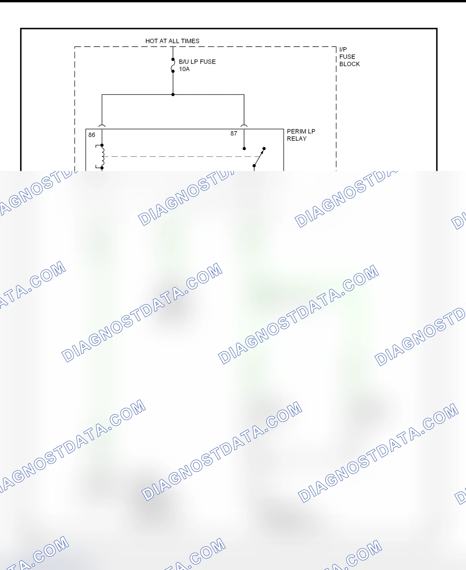 Scheme 67: Back-Up Lights Wiring Diagram (Park Avenue )