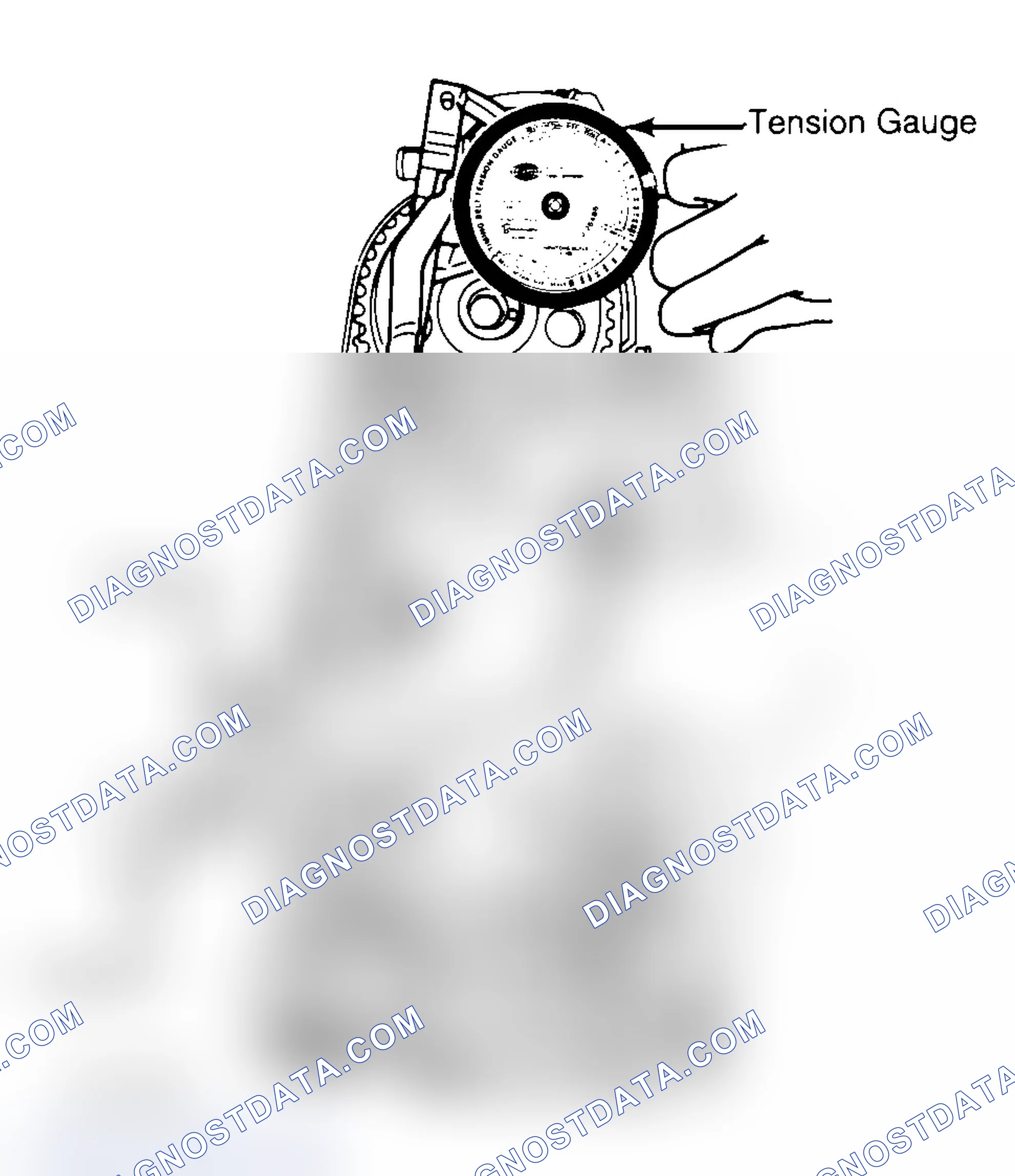 Scheme 28: Adjusting Typical Timing Belt Tension