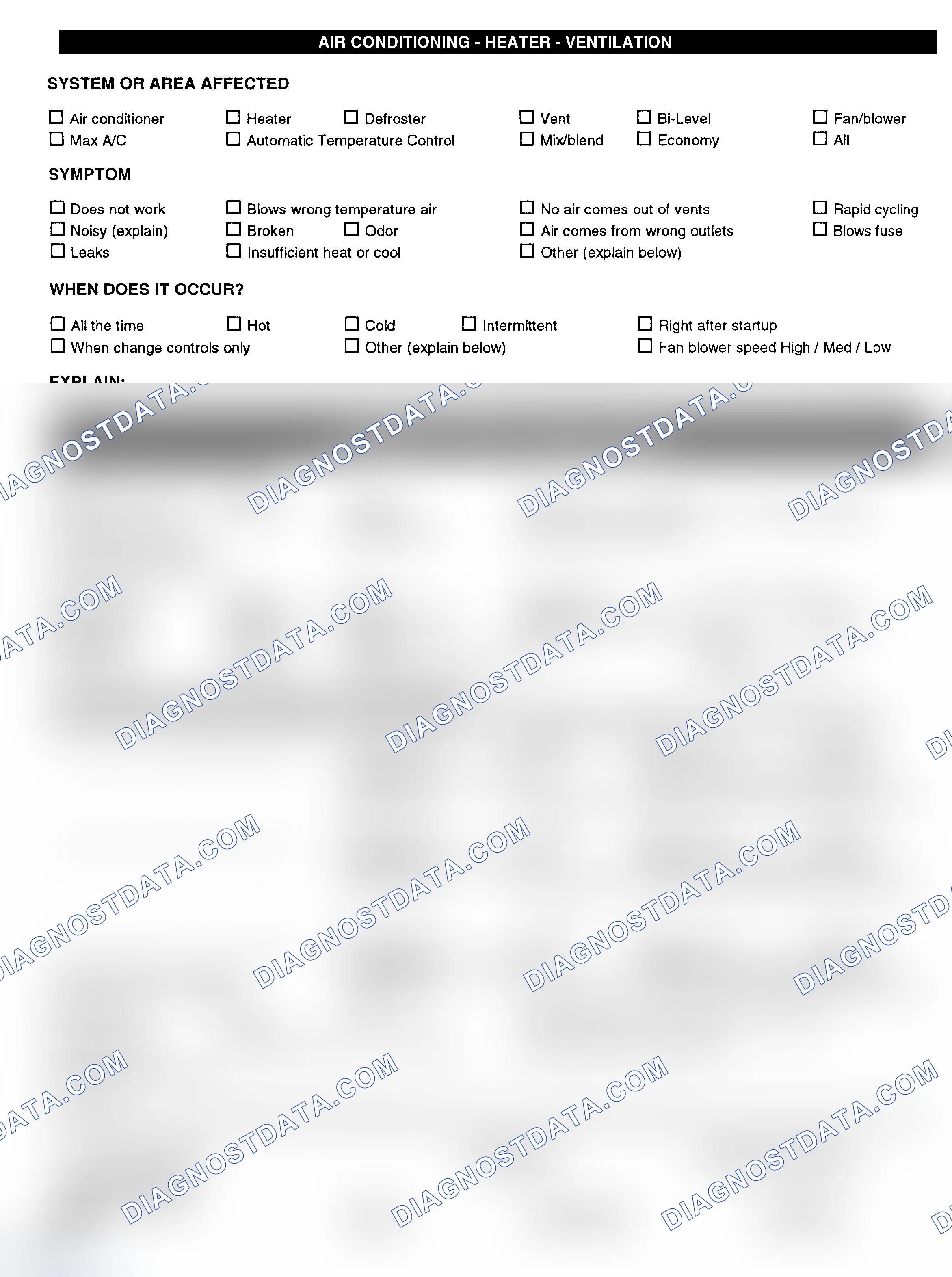 Scheme 4: Symptom Check List - Page 3